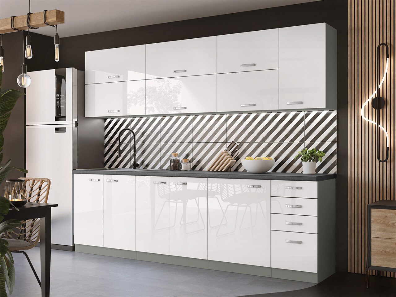 Set de bucătărie modular Multi White 123