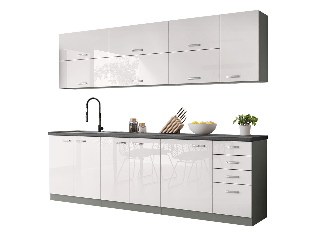 Set de bucătărie modular Multi White 123