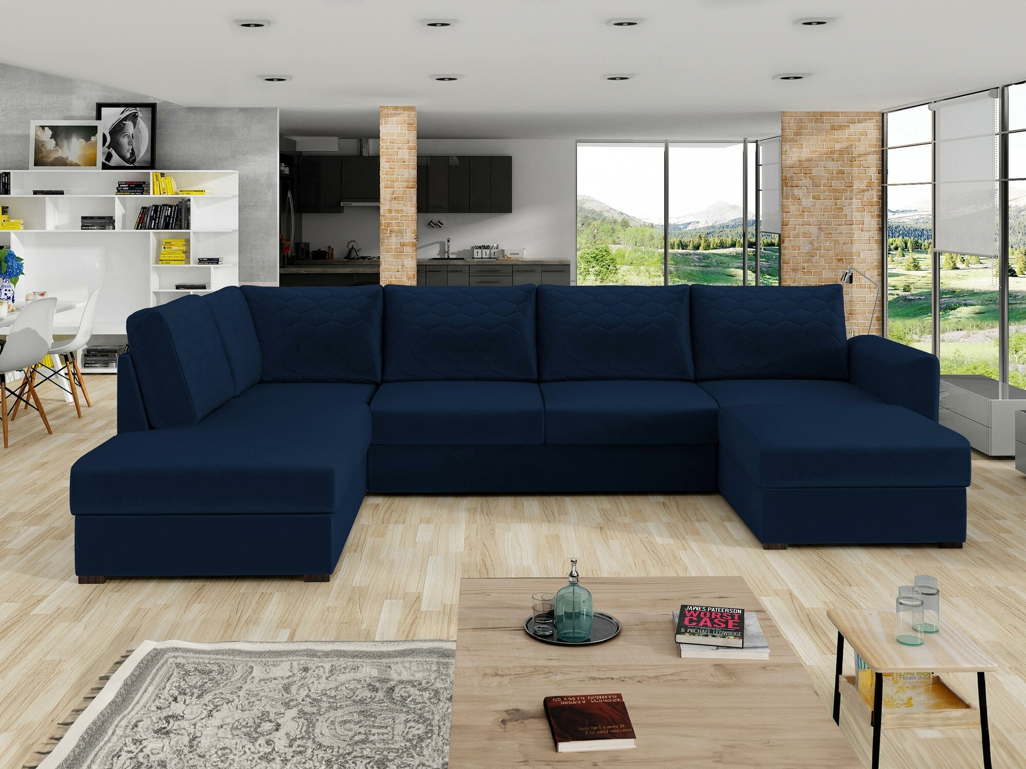 Colțar Comfivo Flumen (Magic Velvet 2216 + Magic Velvet 2216-P137)