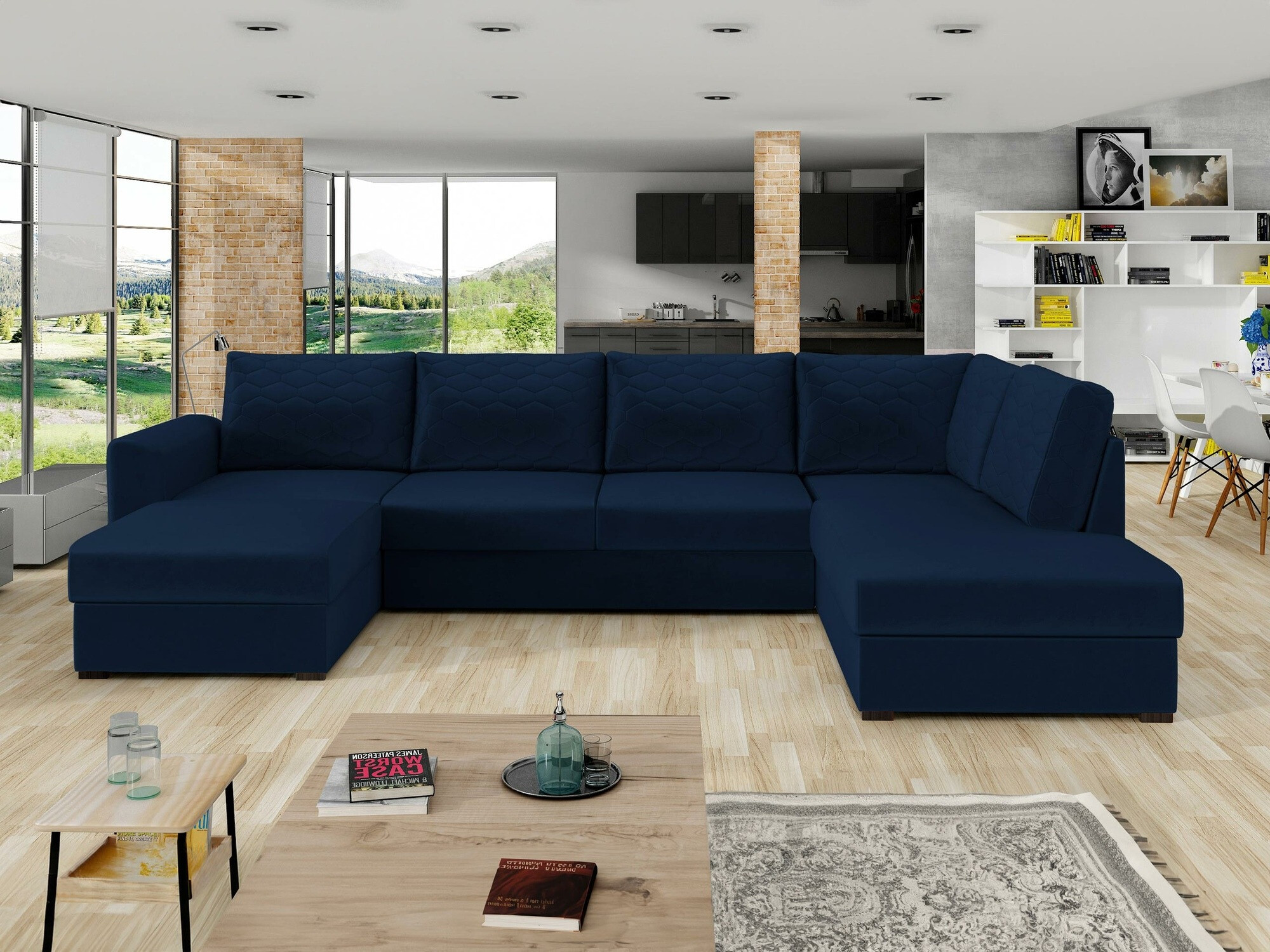 Colțar Comfivo Flumen (Magic Velvet 2216 + Magic Velvet 2216-P137)