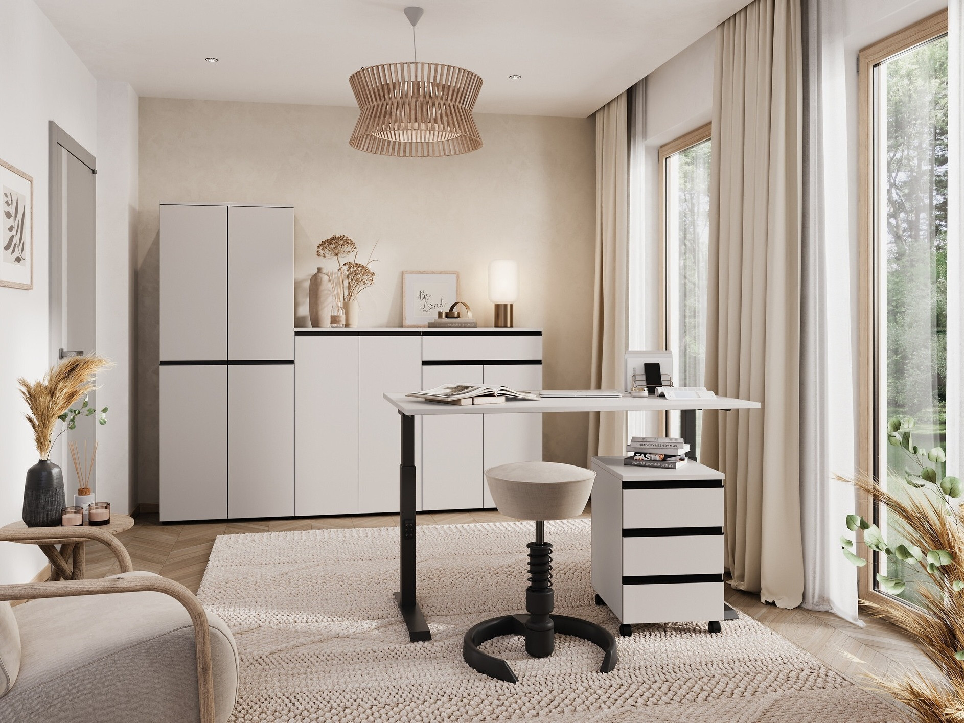 Birou Vesbeno 111 (Cașmir + Negru)