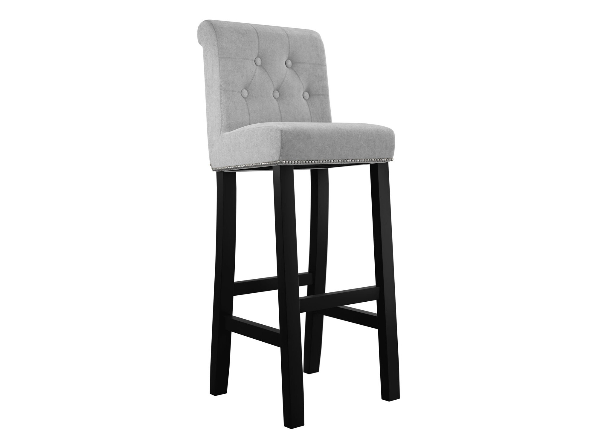 Scaun bar Jackson 100 (Negru + Magic Velvet 2240)
