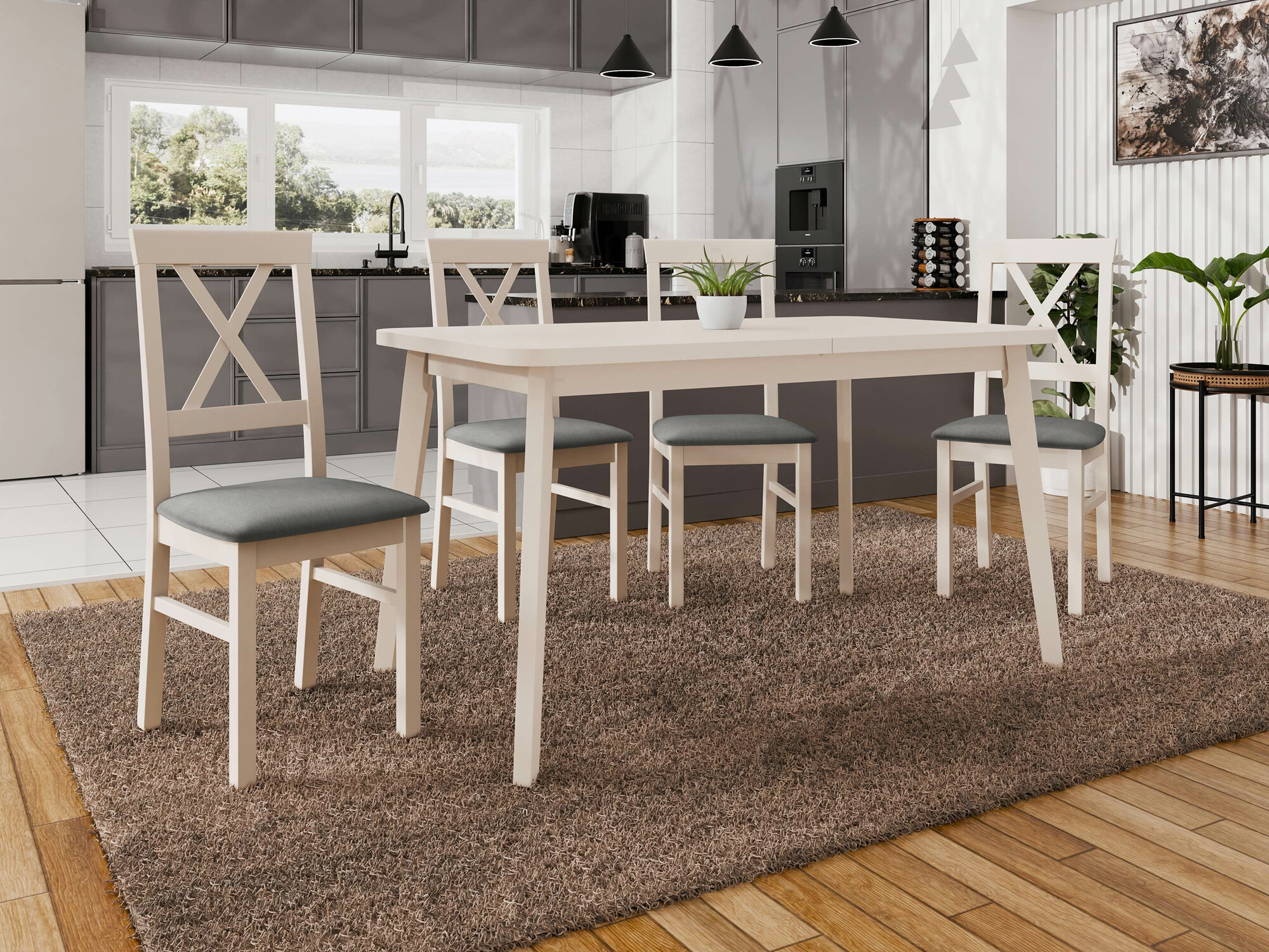 Set de dining Victorville 373 (Riviera 91)