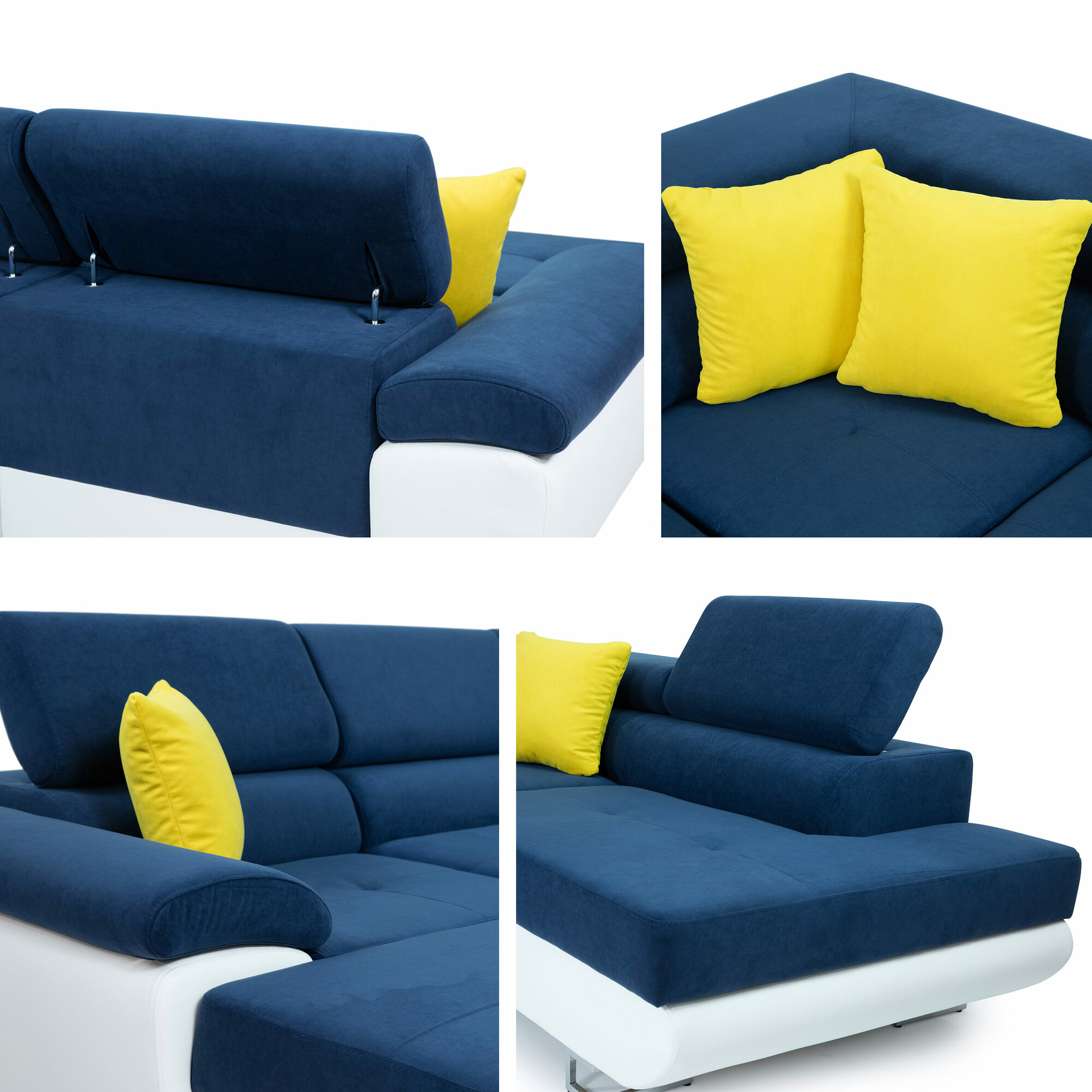 Colțar Comfivo Ruta IV (Soft 017 + Uttario Velvet 2979 + Uttario Velvet 2955 St)