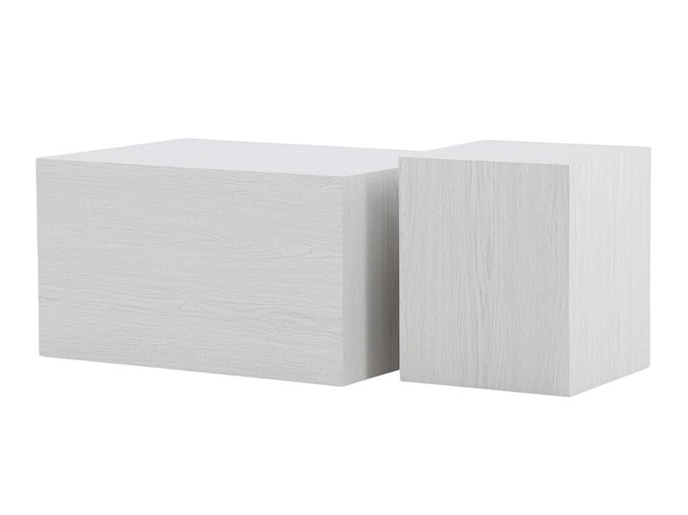 Set de măsuțe de cafea Dallas 4539 (Stejar alb)