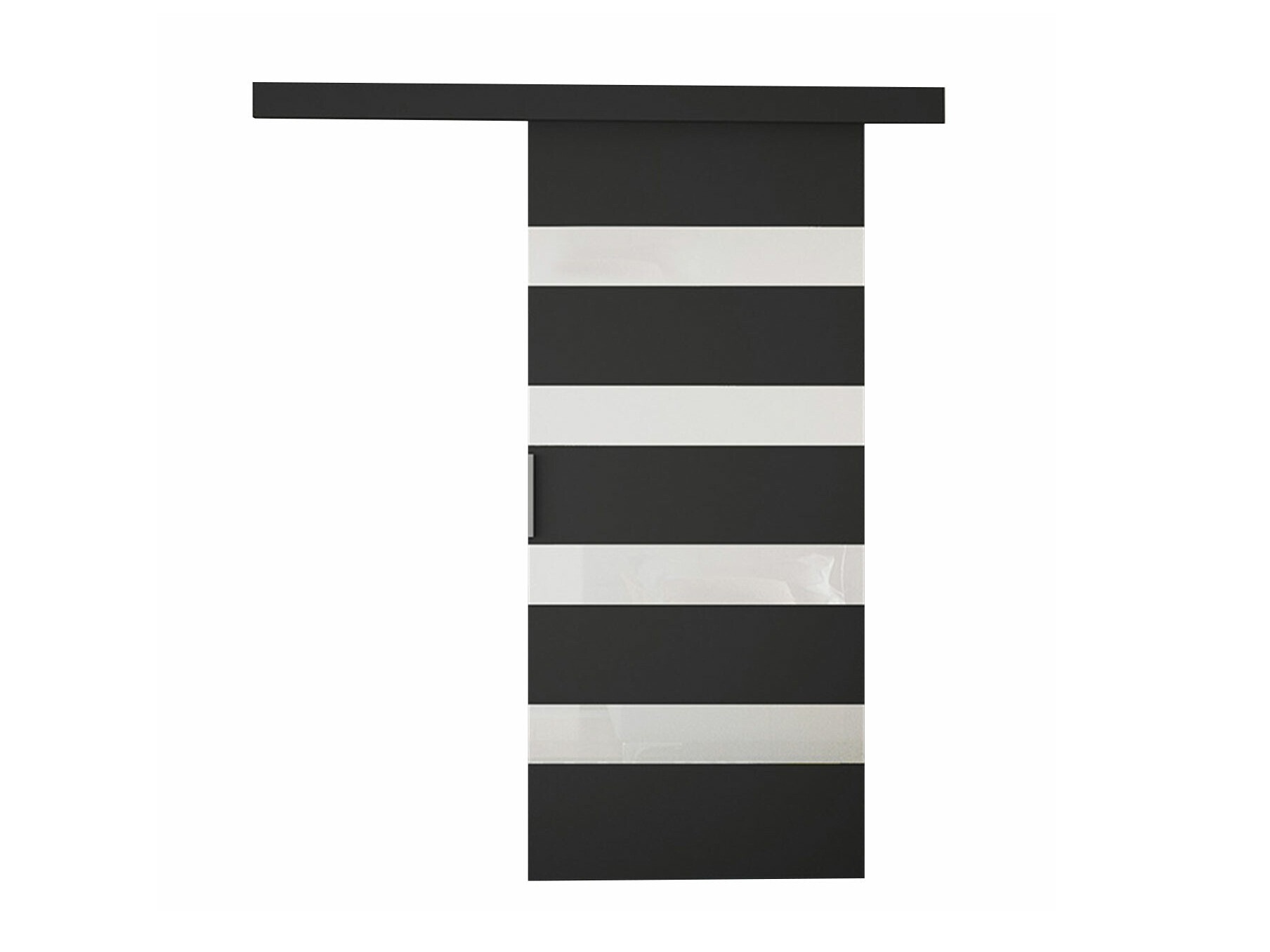 Uși glisante Closico Portalis V (Negru + Alb)