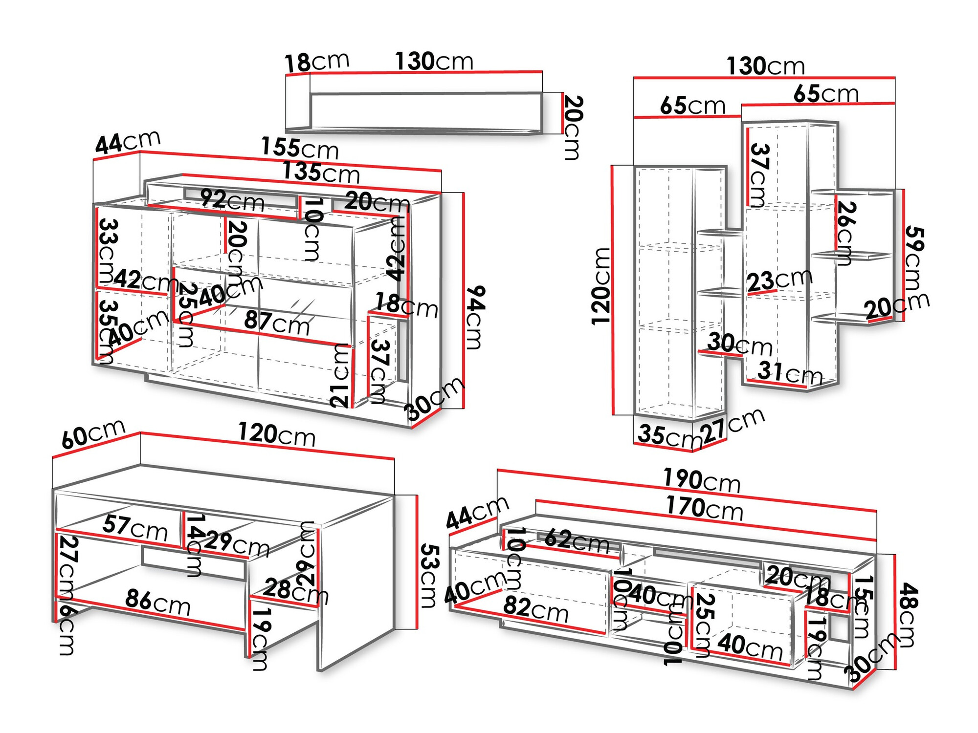 Set de living Fivfivi 103