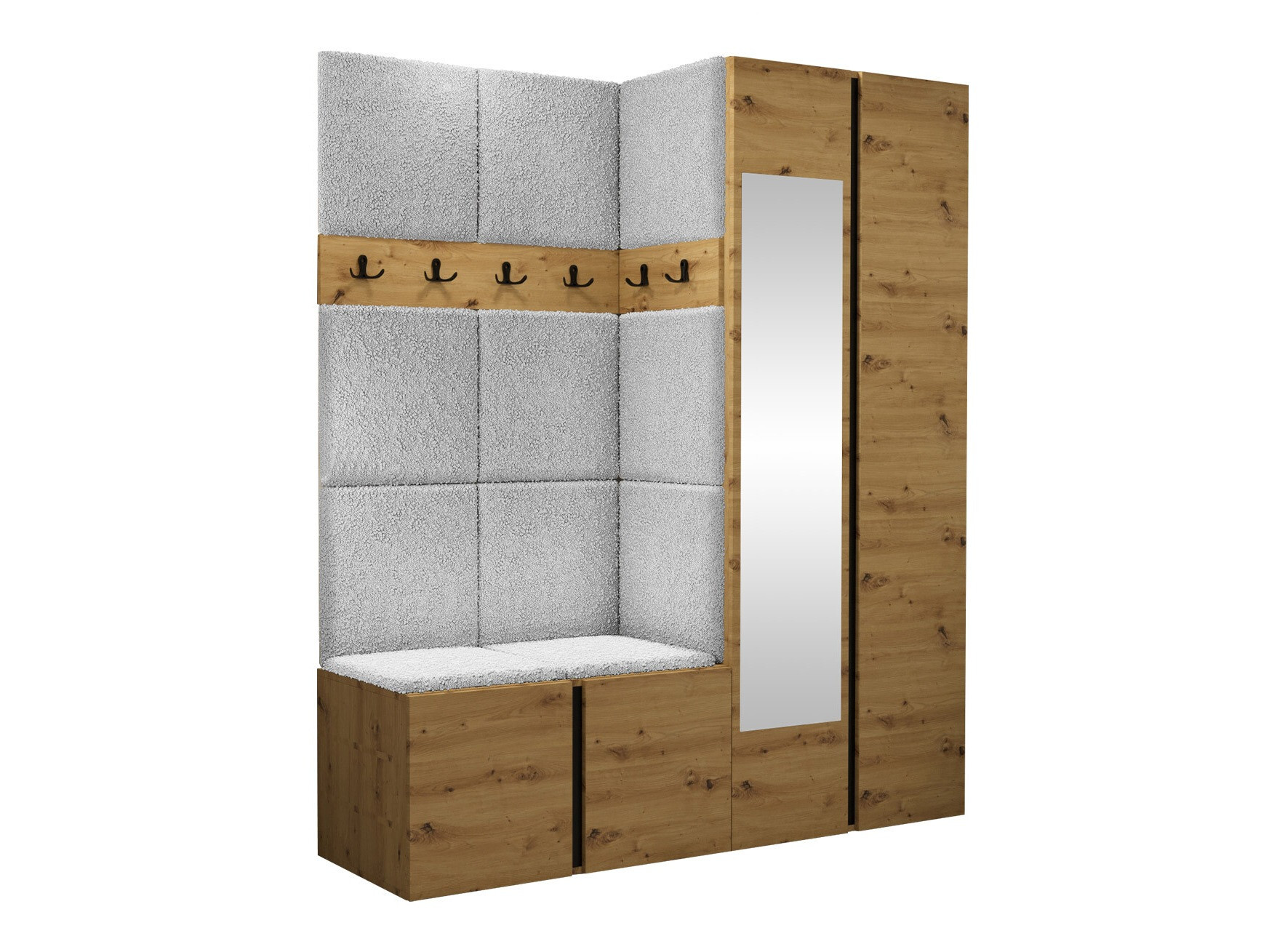 Set de hol Hartford 278 (Stejar artizan)