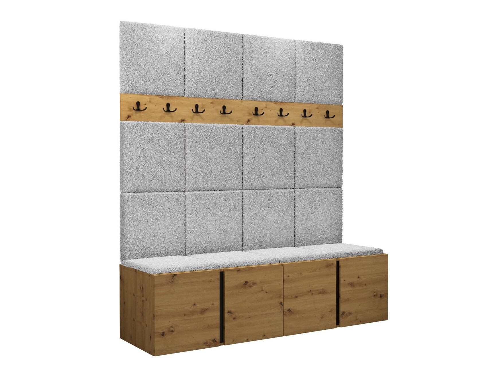 Set de hol Pinis V (Stejar artizan)