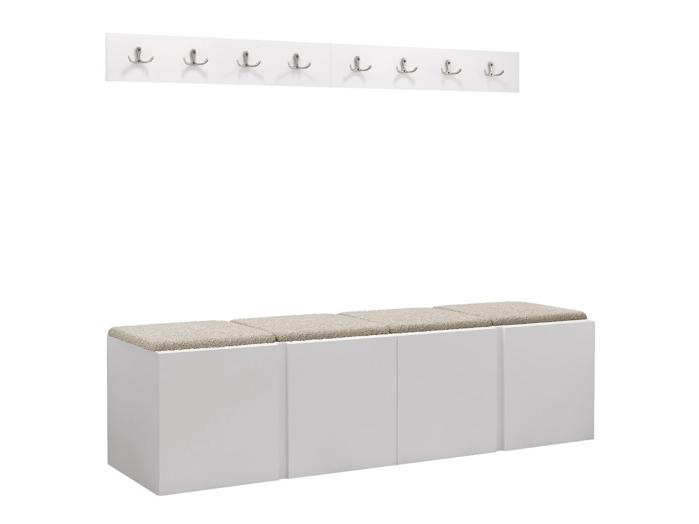 Set de hol Pinis VII (Alb)