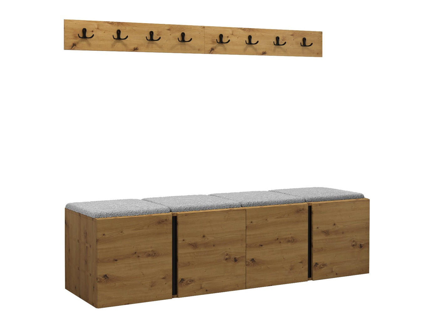 Set de hol Pinis VII (Stejar artizan)