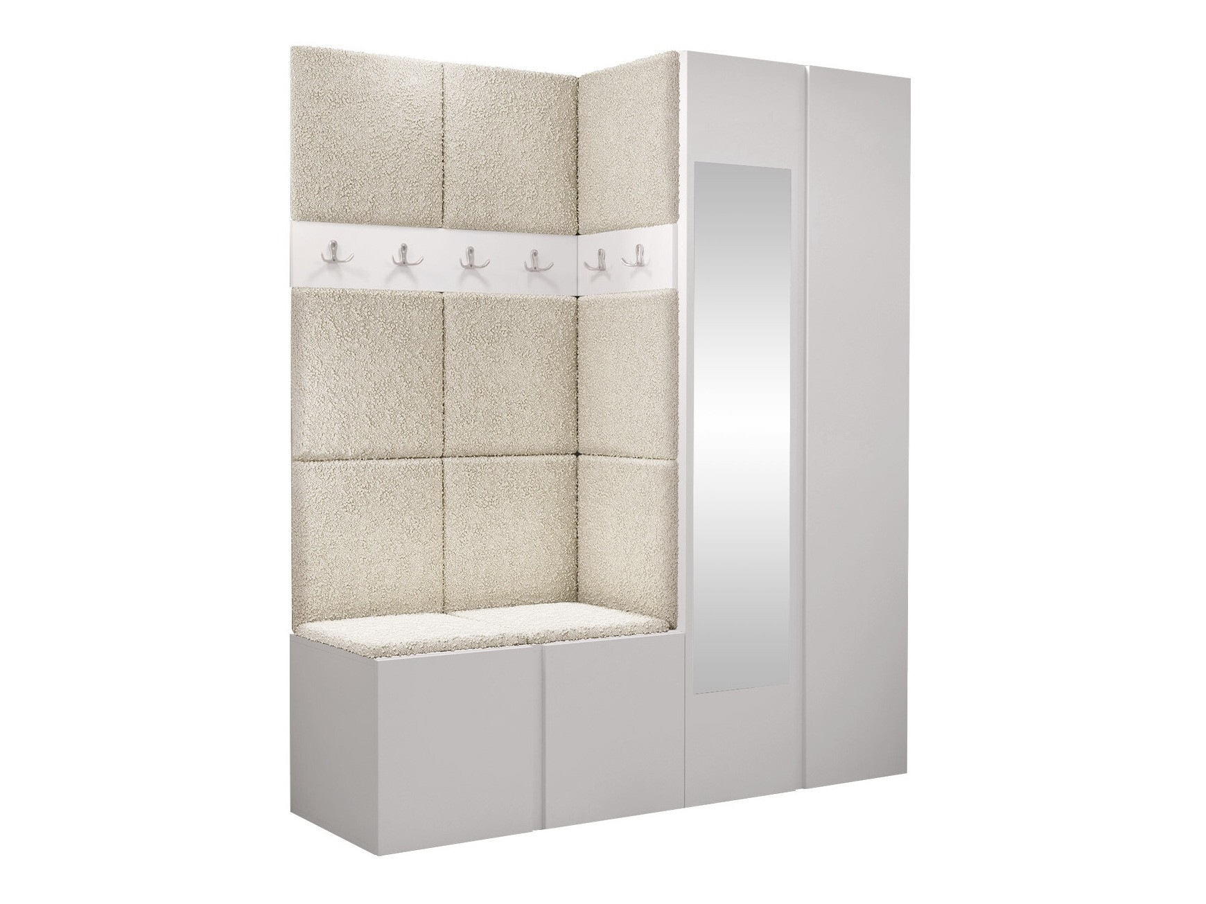 Set de hol Pinis X (Alb)