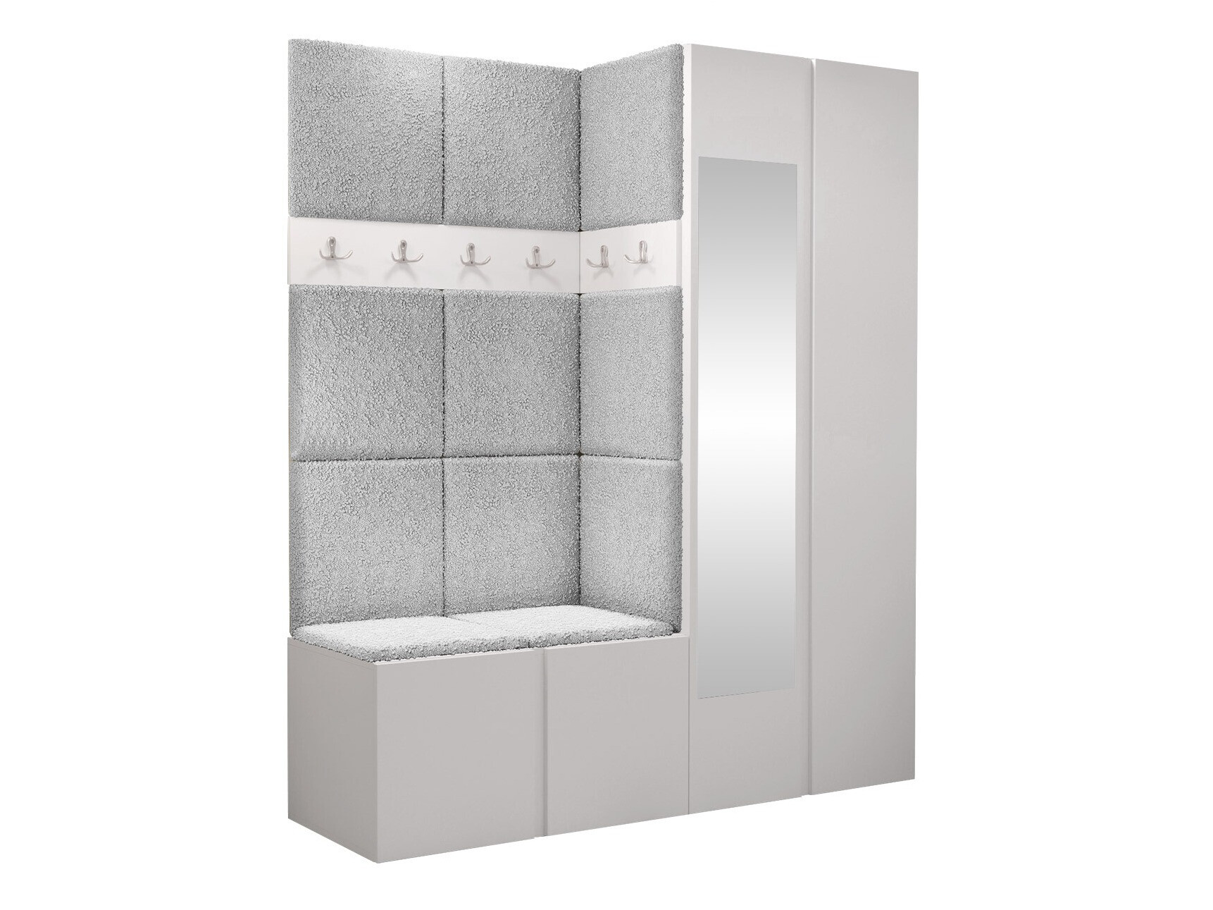 Set de hol Pinis X (Alb)