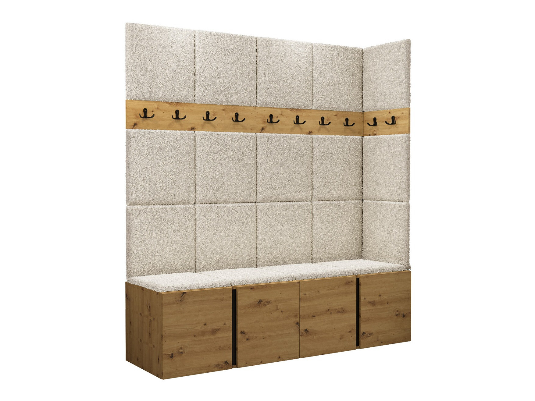 Set de hol Pinis II (Stejar artizan)