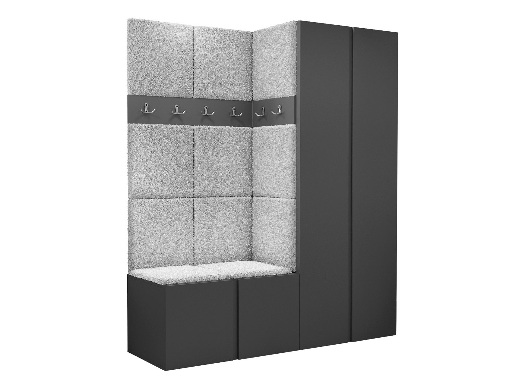 Set de hol Pinis III (Grafit)