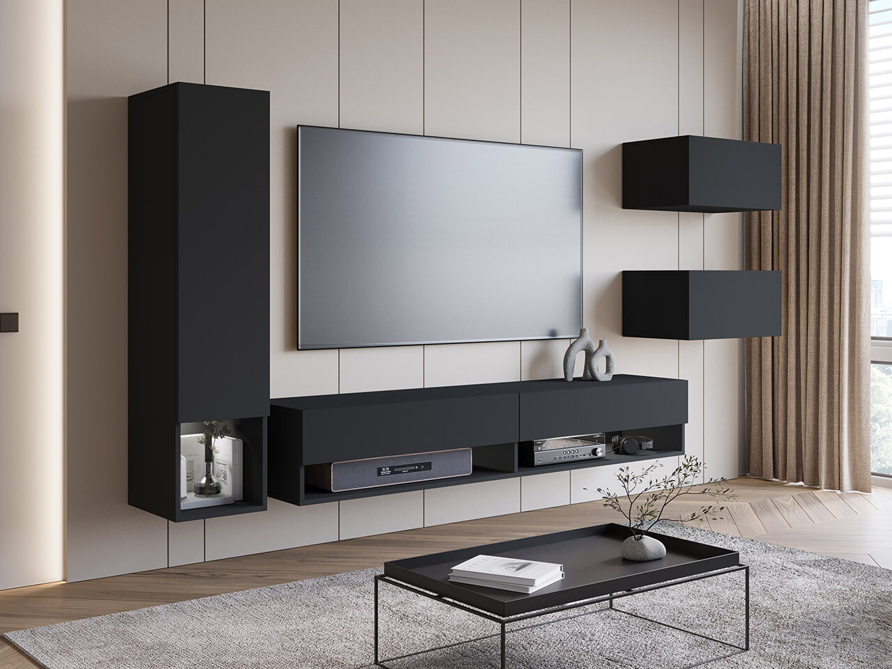 Set de living Sarasota 124 (Grafit)