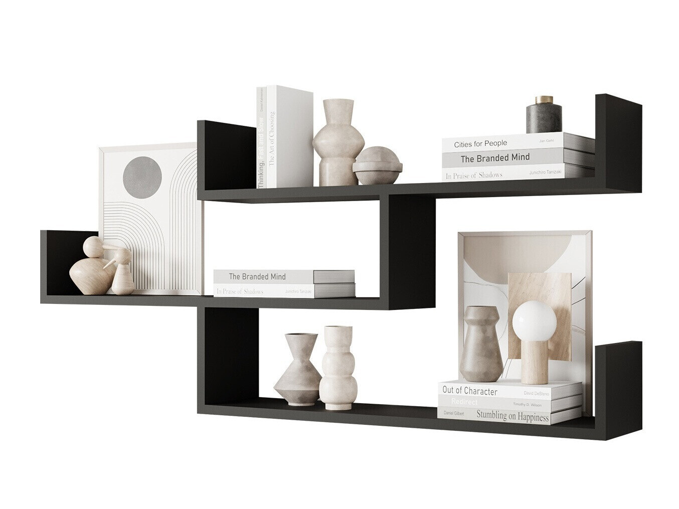 Raft de perete Lexicon I (Grafit)