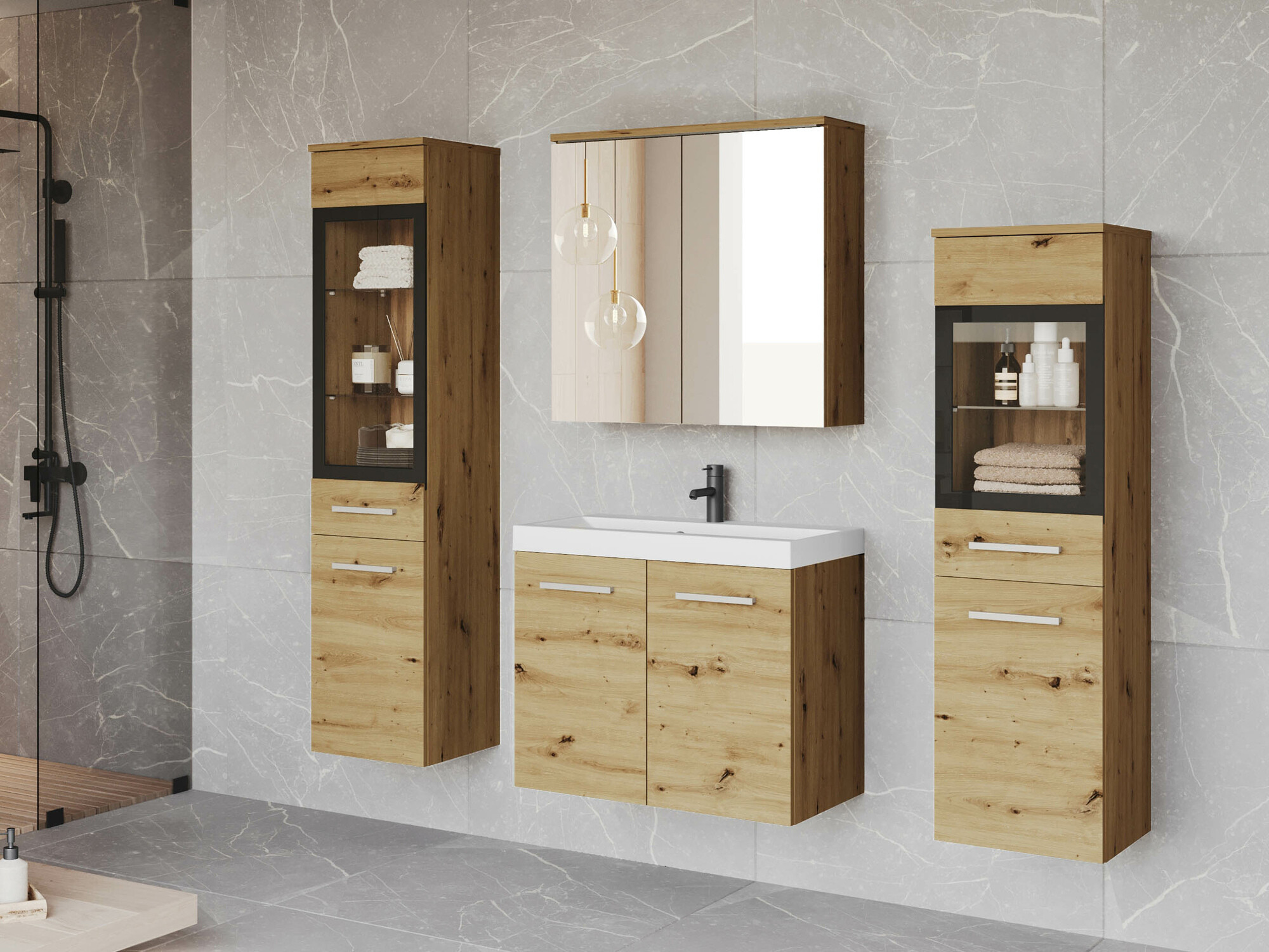 Set baie Scientia III (Stejar artizan)