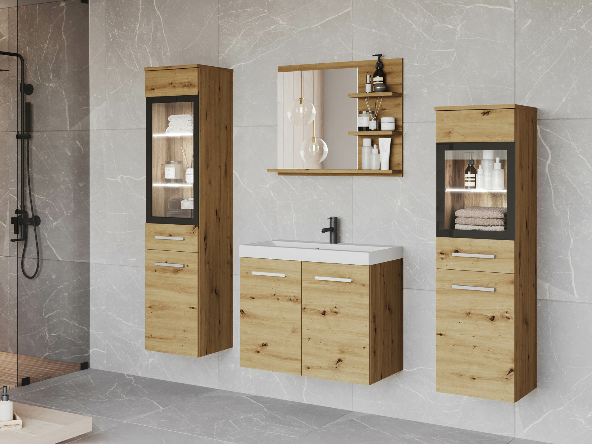 Set baie Scientia IV (Stejar artizan)