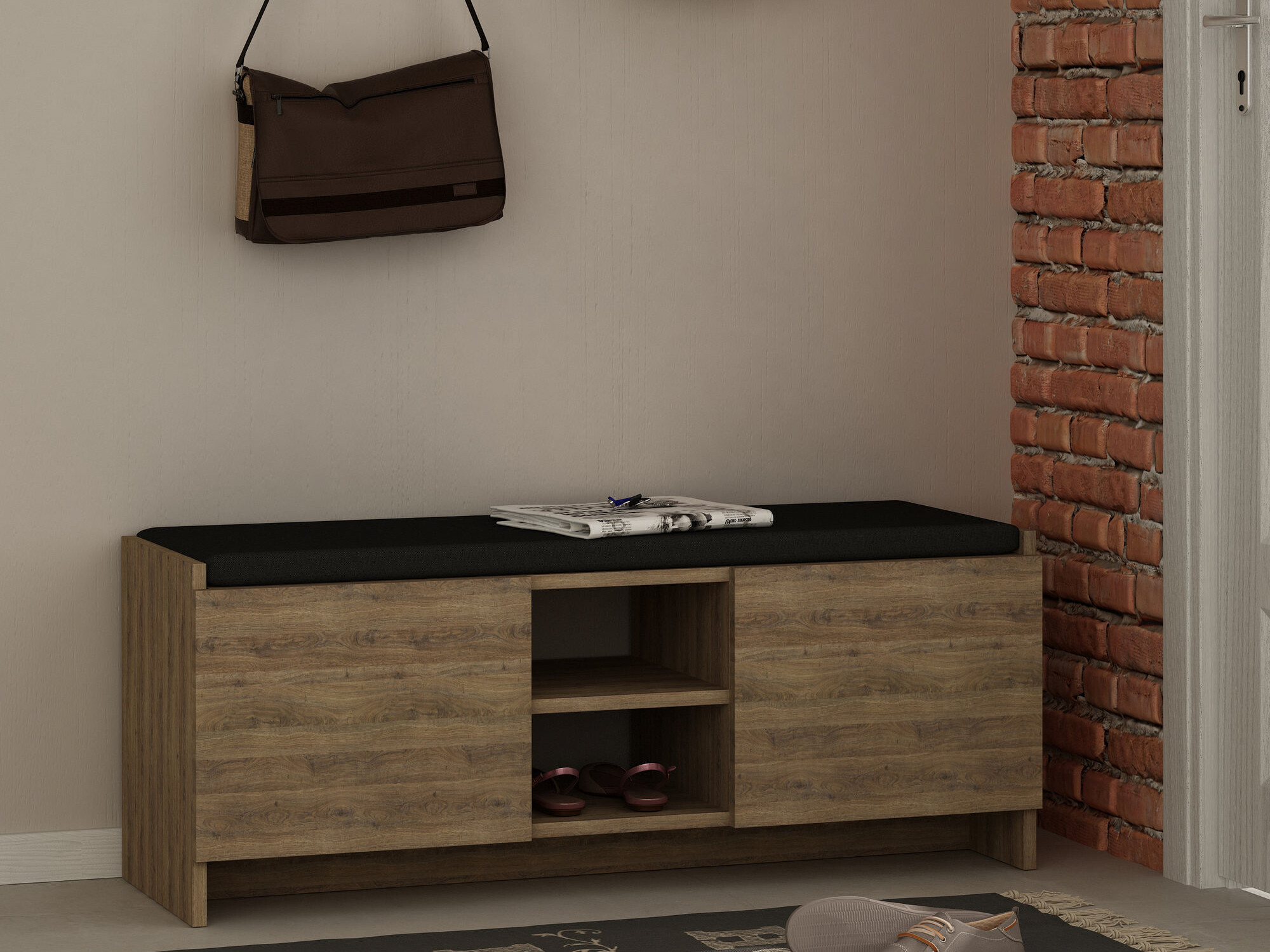 Raft pantof Kailua 1047 (Stejar închis)