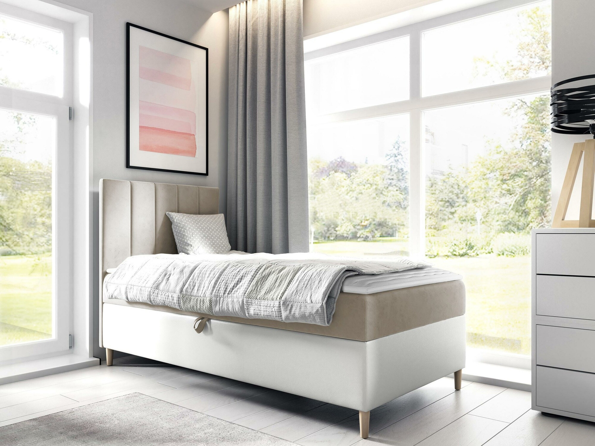 Pat boxspring Lucus VI (Soft 017 + Fresh 1)