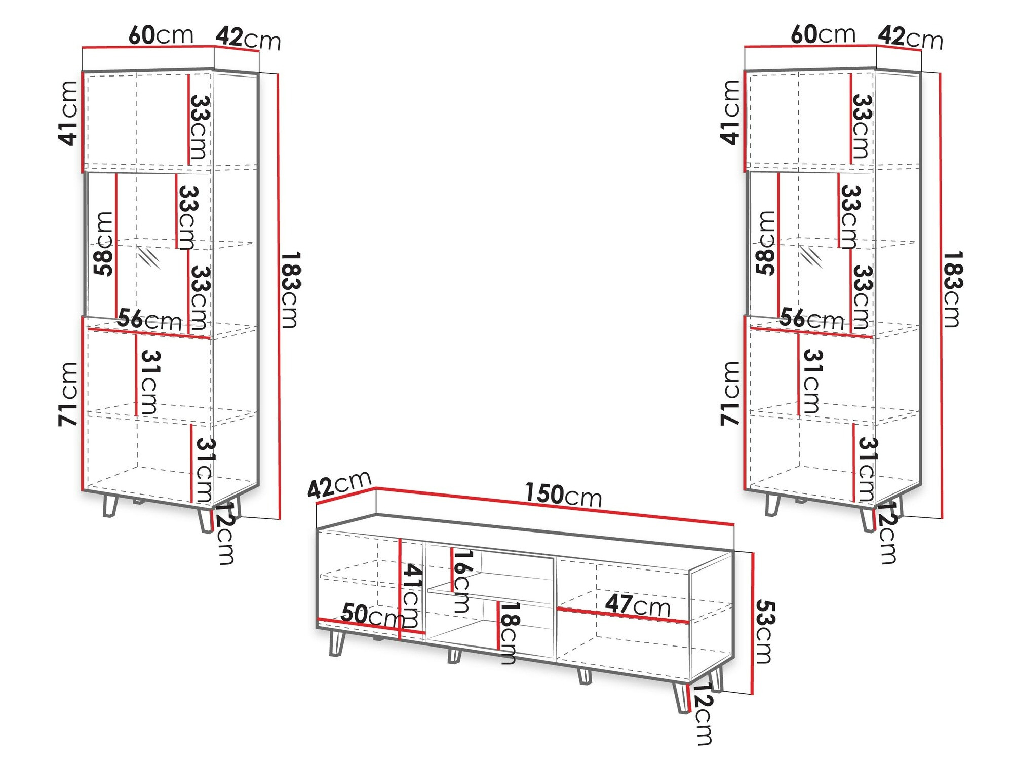 Set de living Comes (Stejar Wotan)