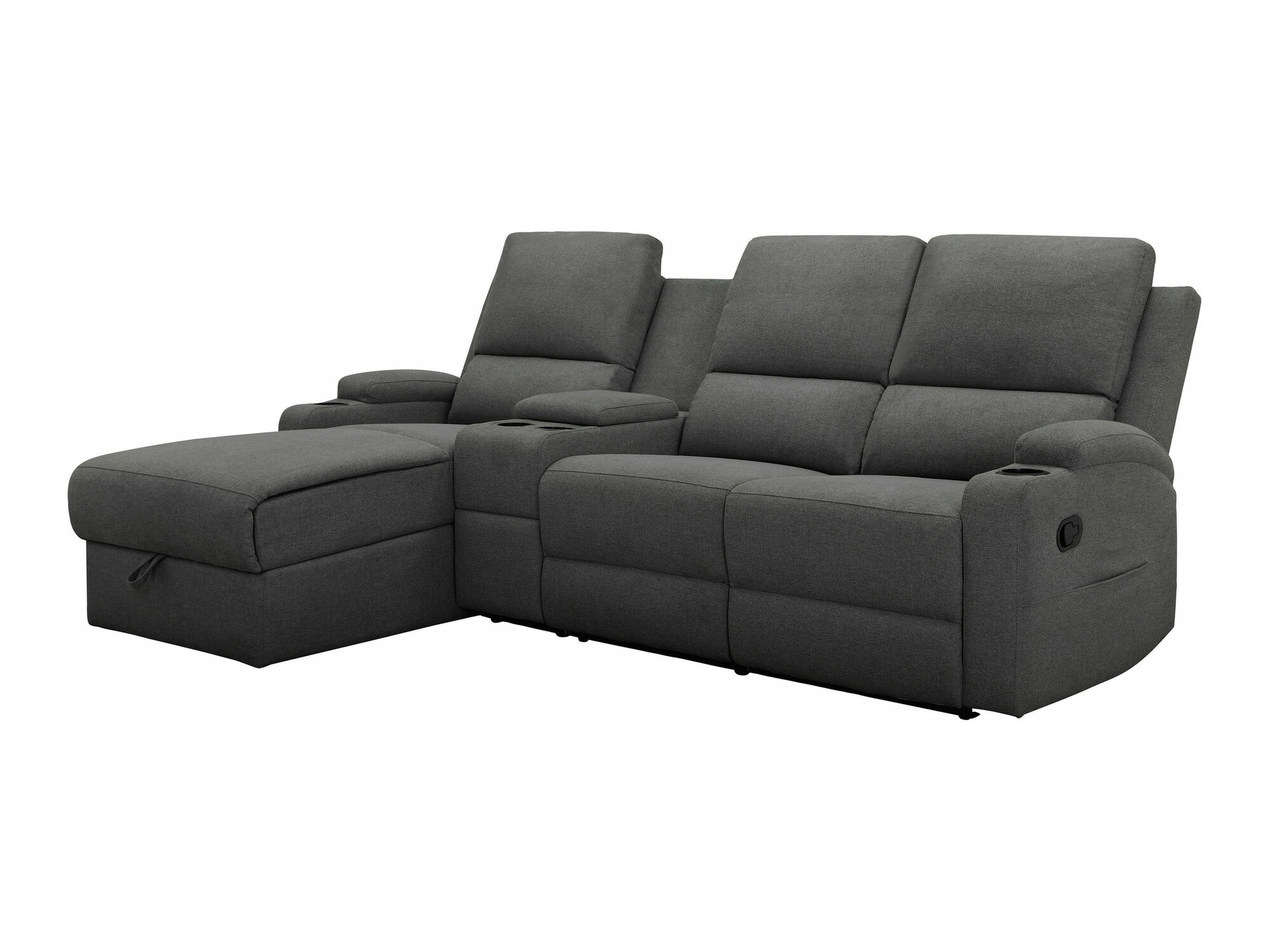 Colțar cu recliner Denton 1368 (Antracit)