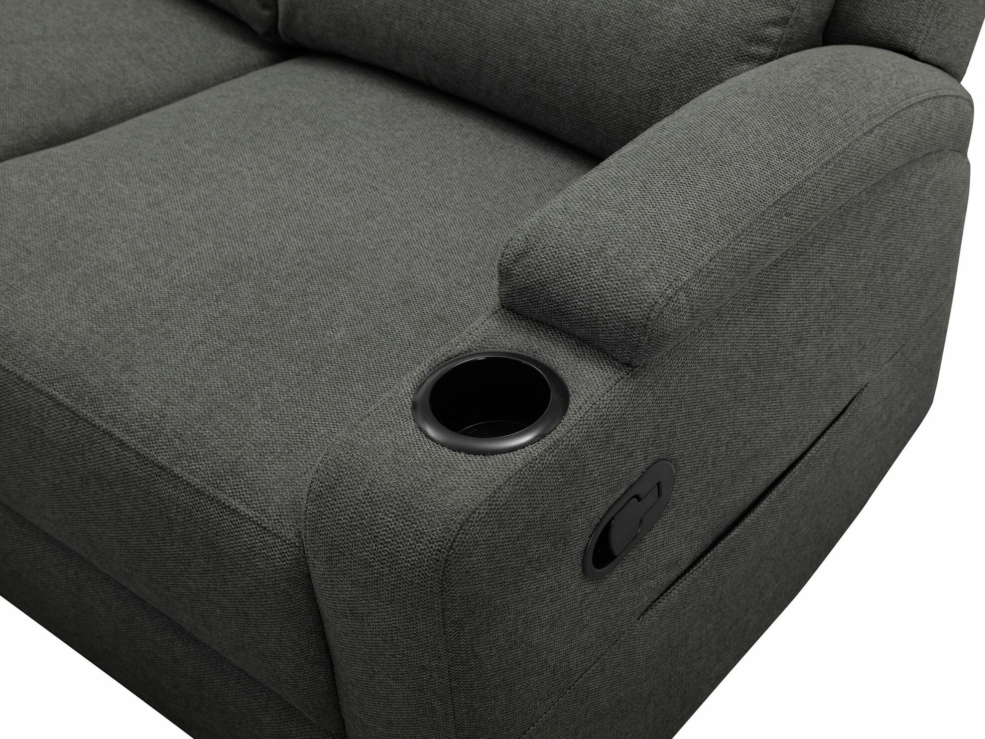 Colțar cu recliner Denton 1368 (Antracit)