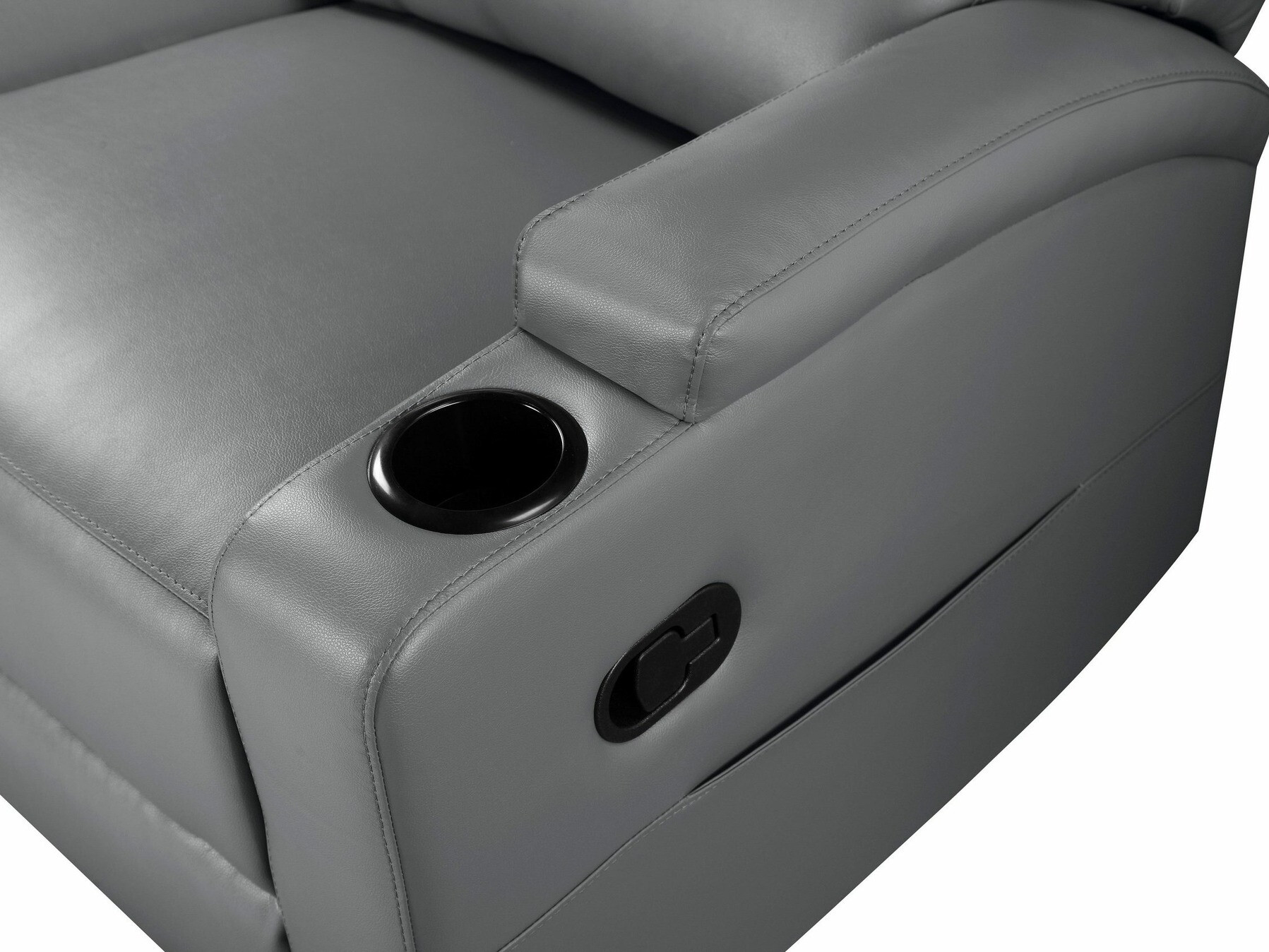 Colțar cu recliner Denton 1368 (Gri)
