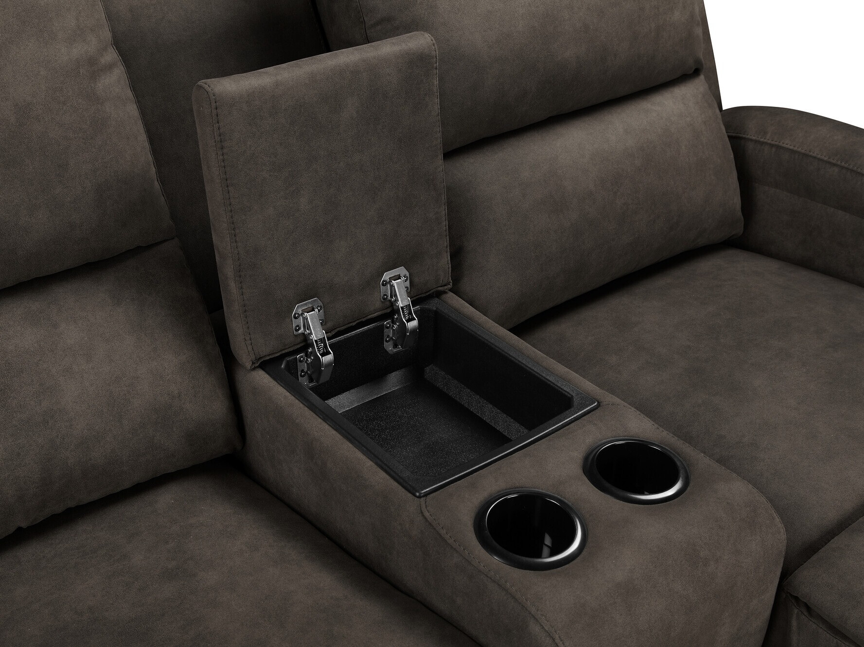 Colțar cu recliner Denton 1368 (Maro închis)