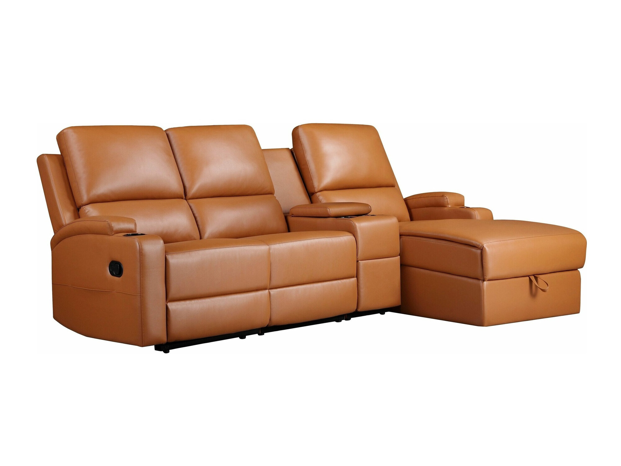 Colțar cu recliner Denton 1368 (Maro)