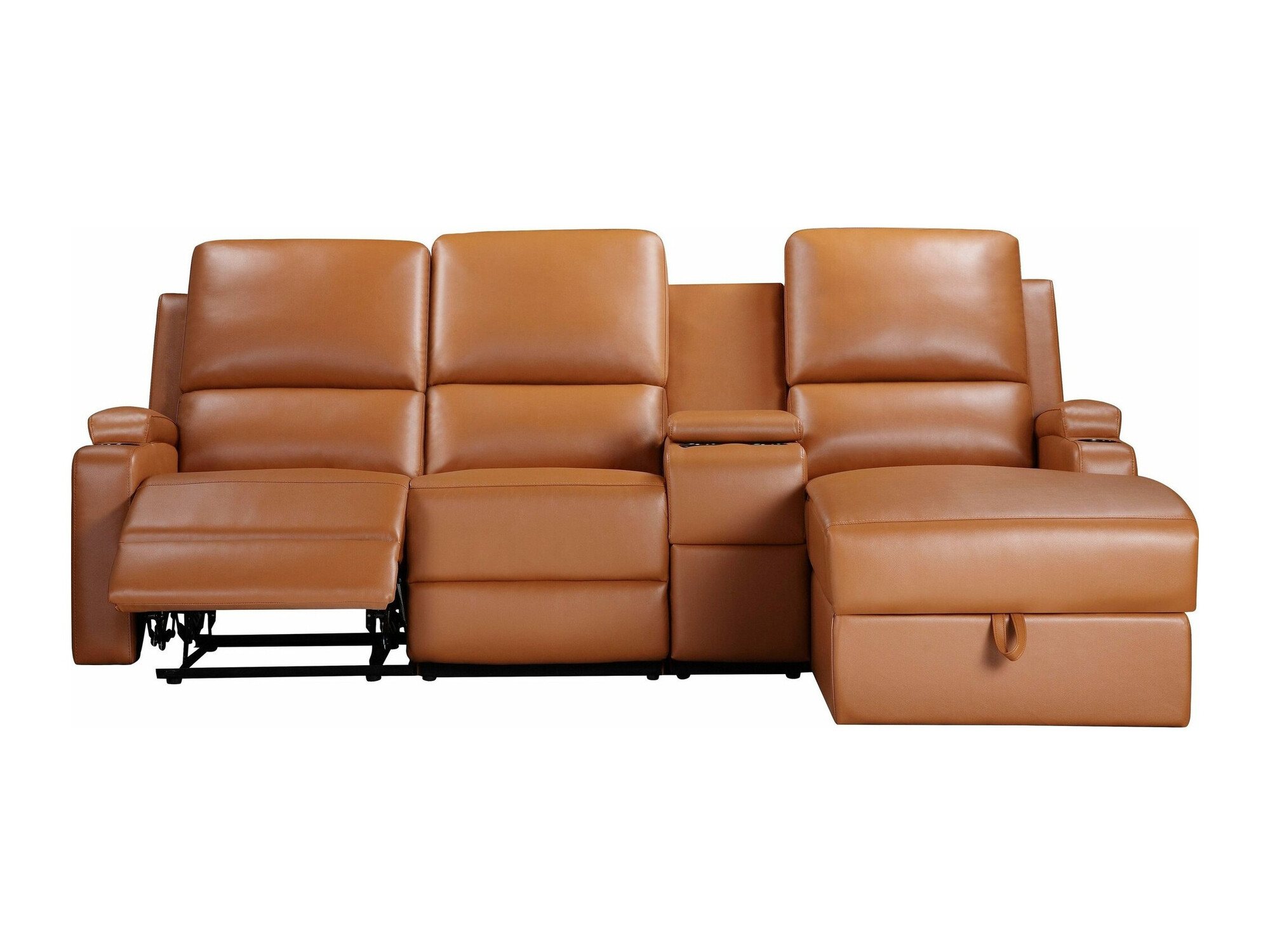 Colțar cu recliner Denton 1368 (Maro)