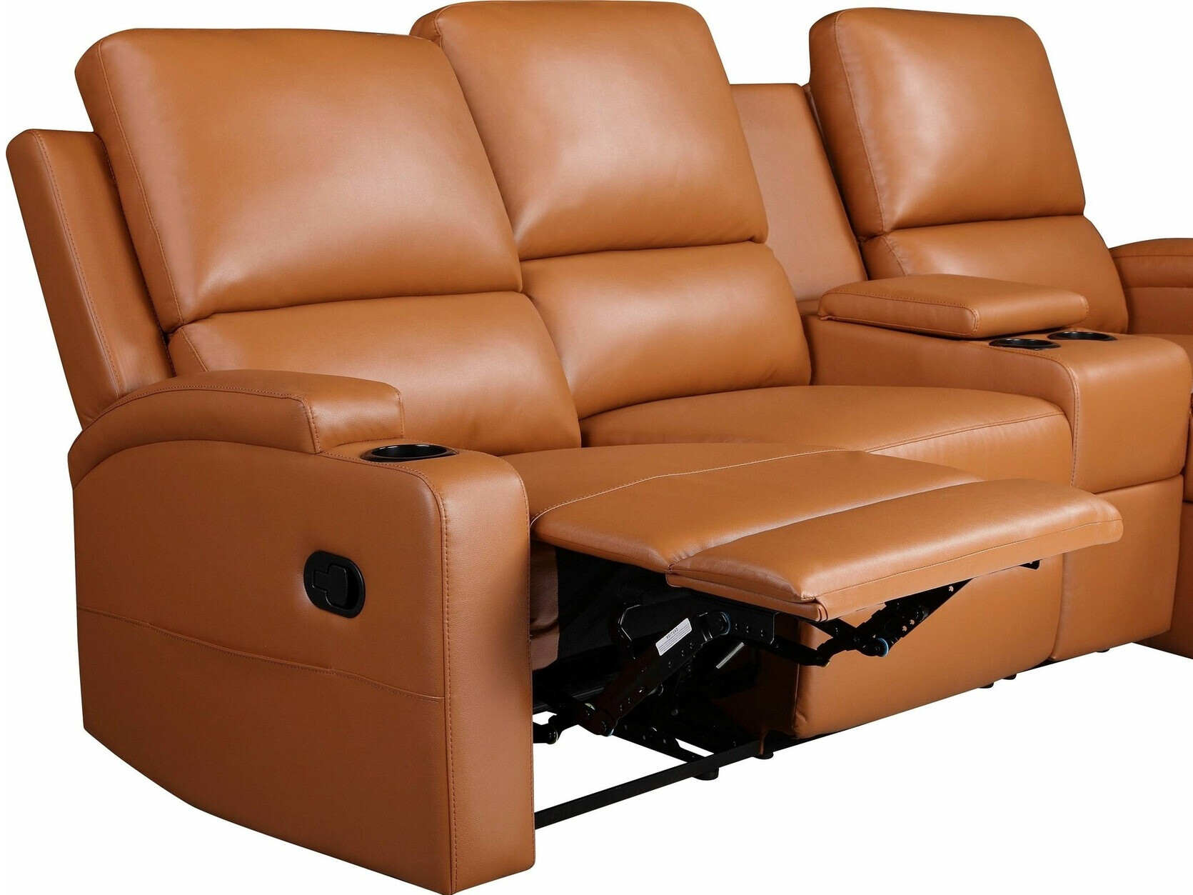 Colțar cu recliner Denton 1368 (Maro)
