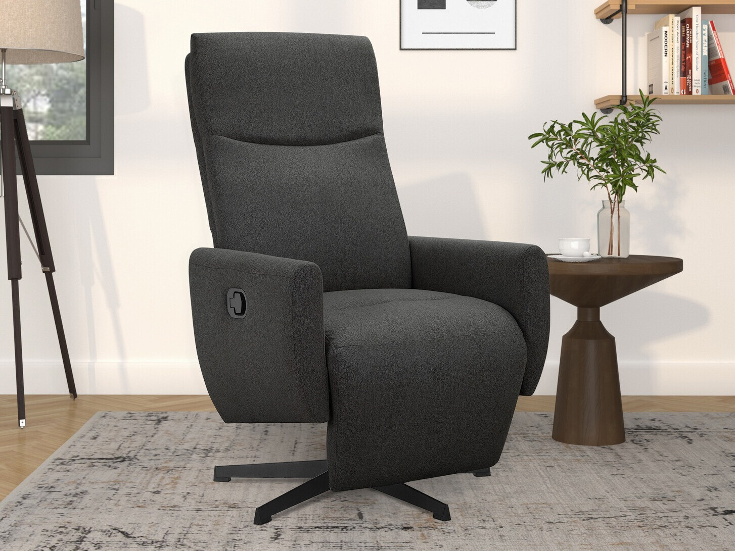 Fotoliu recliner Denton 1370 (Antracit)
