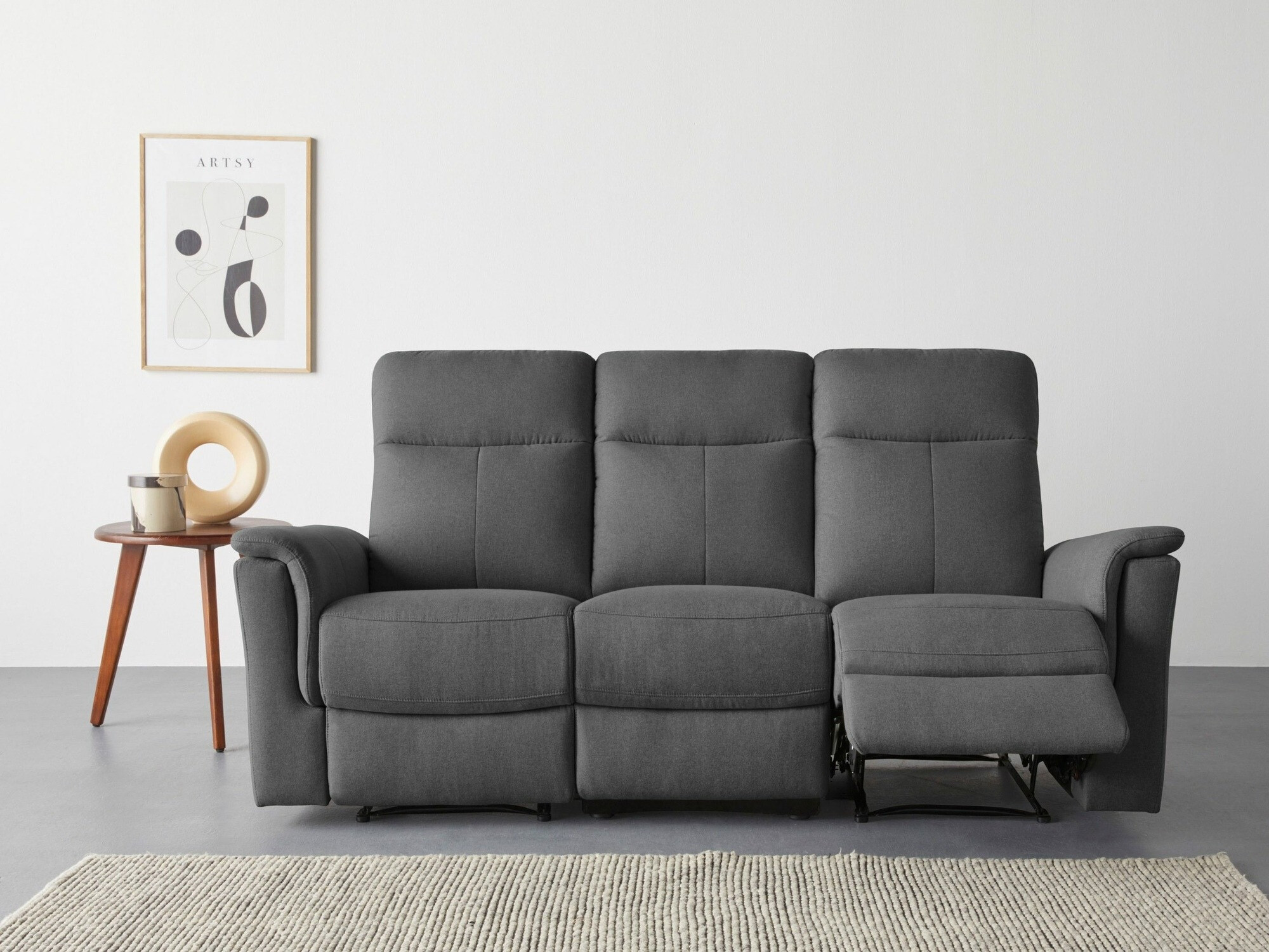 Canapea recliner Denton 1374 (Antracit)