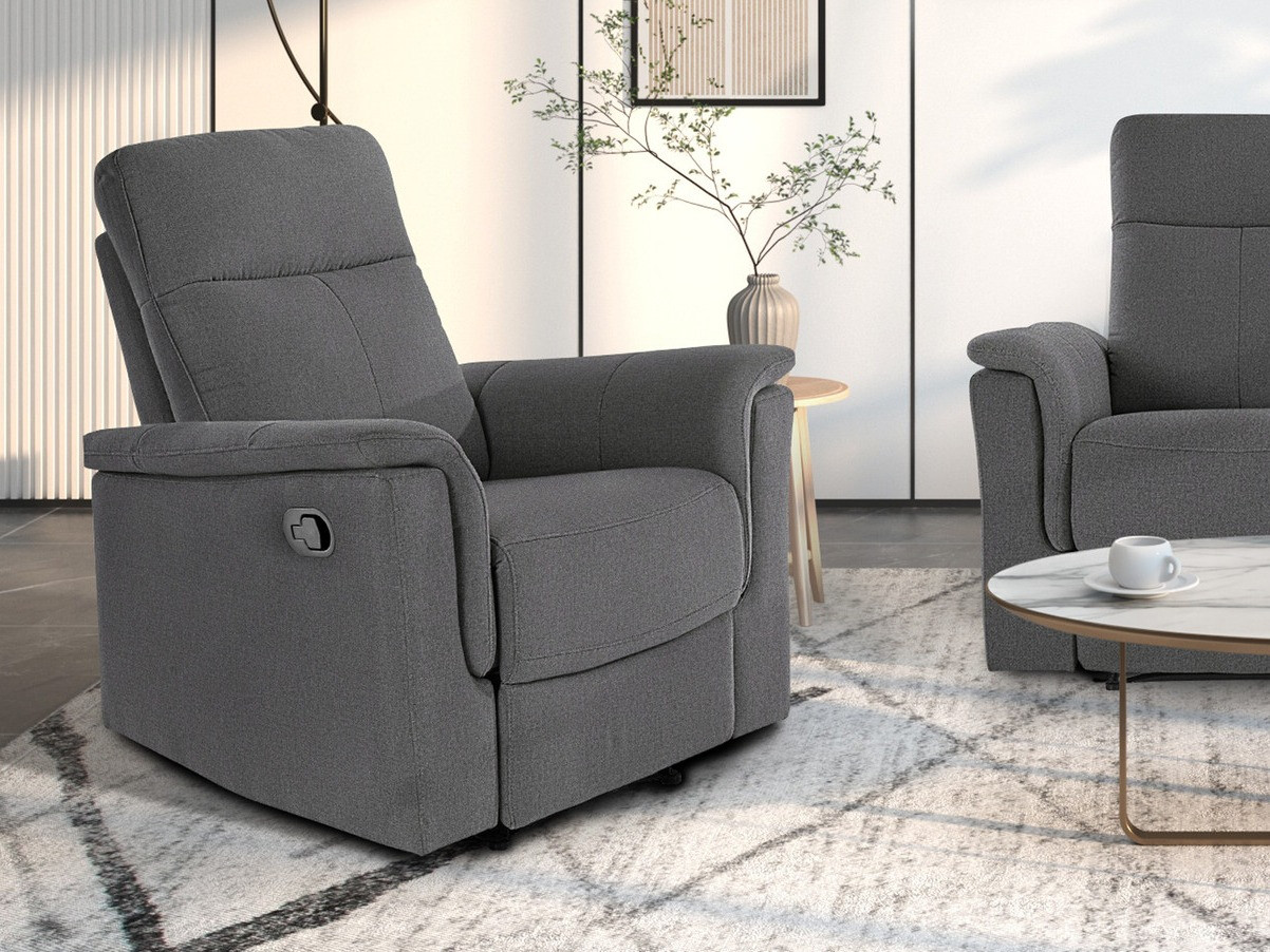 Fotoliu recliner Fivmelu 100 (Antracit)