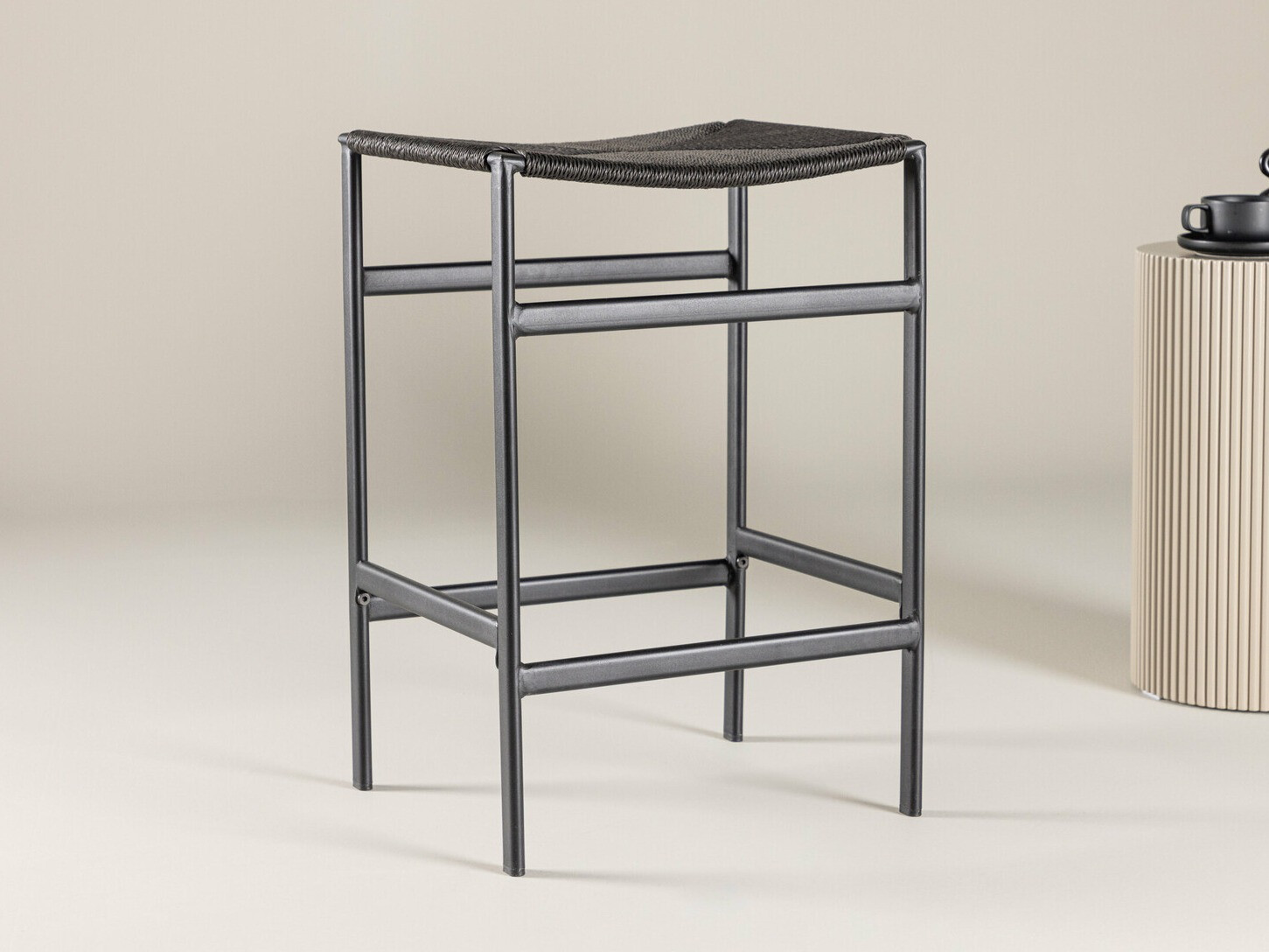Scaun de bar Dallas 4564 (Negru)