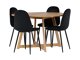 Set de mese Dallas 4580 (Negru)