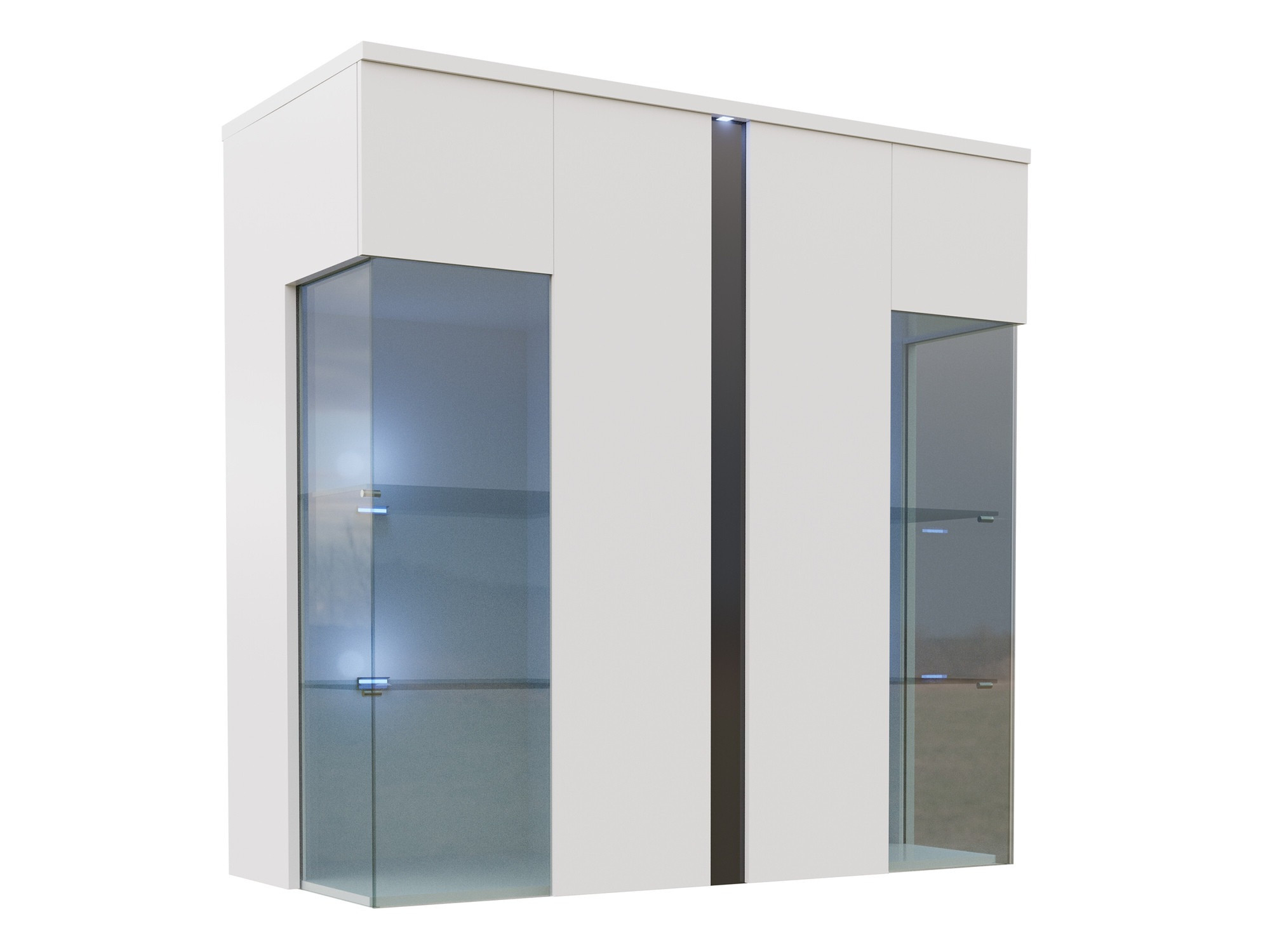 Bufet Florem III (Alb + Alb lucios + Negru lucios)