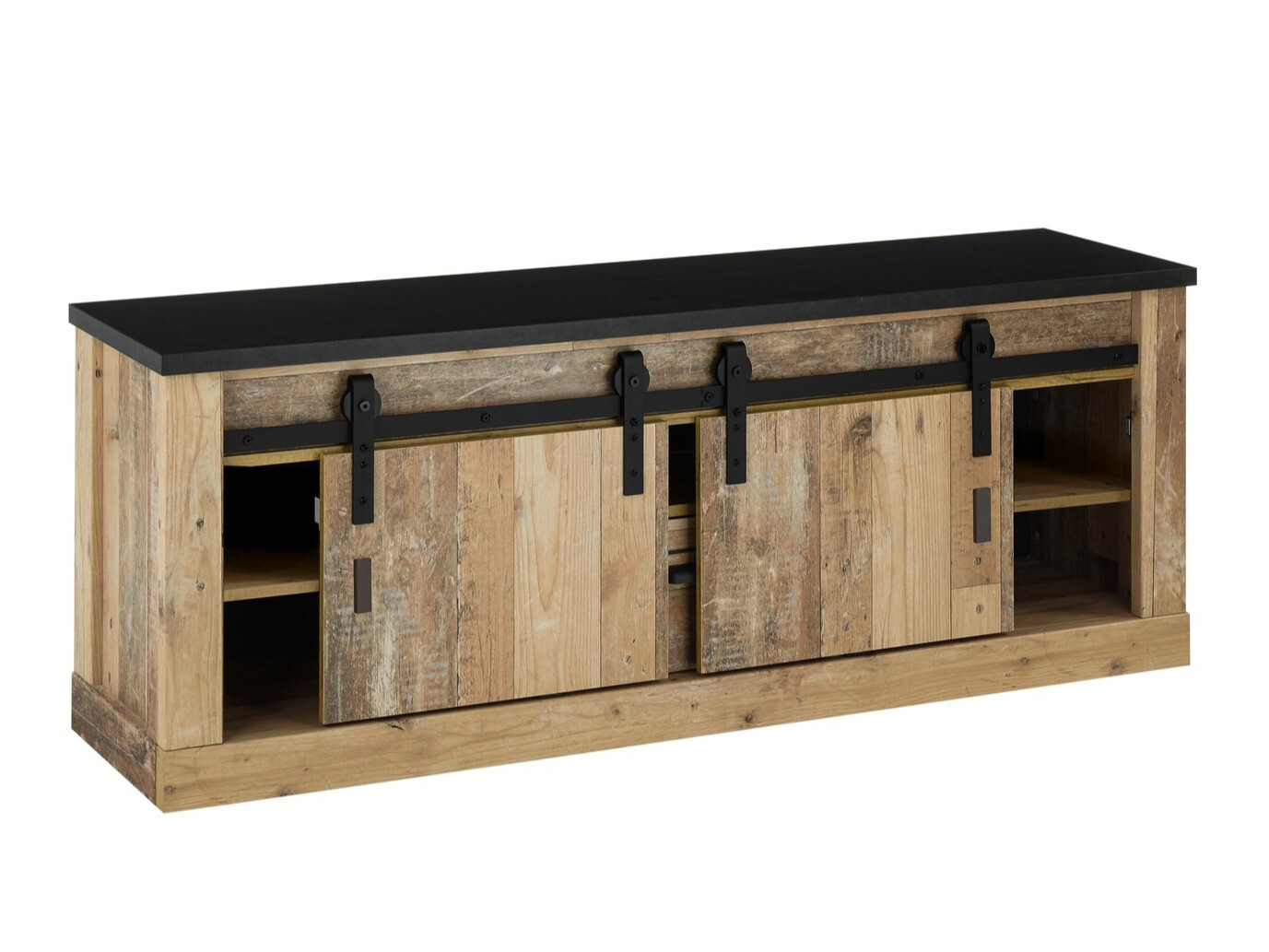 Set de living Cirtale 131 (Copac îmbătrânit + Antracit)