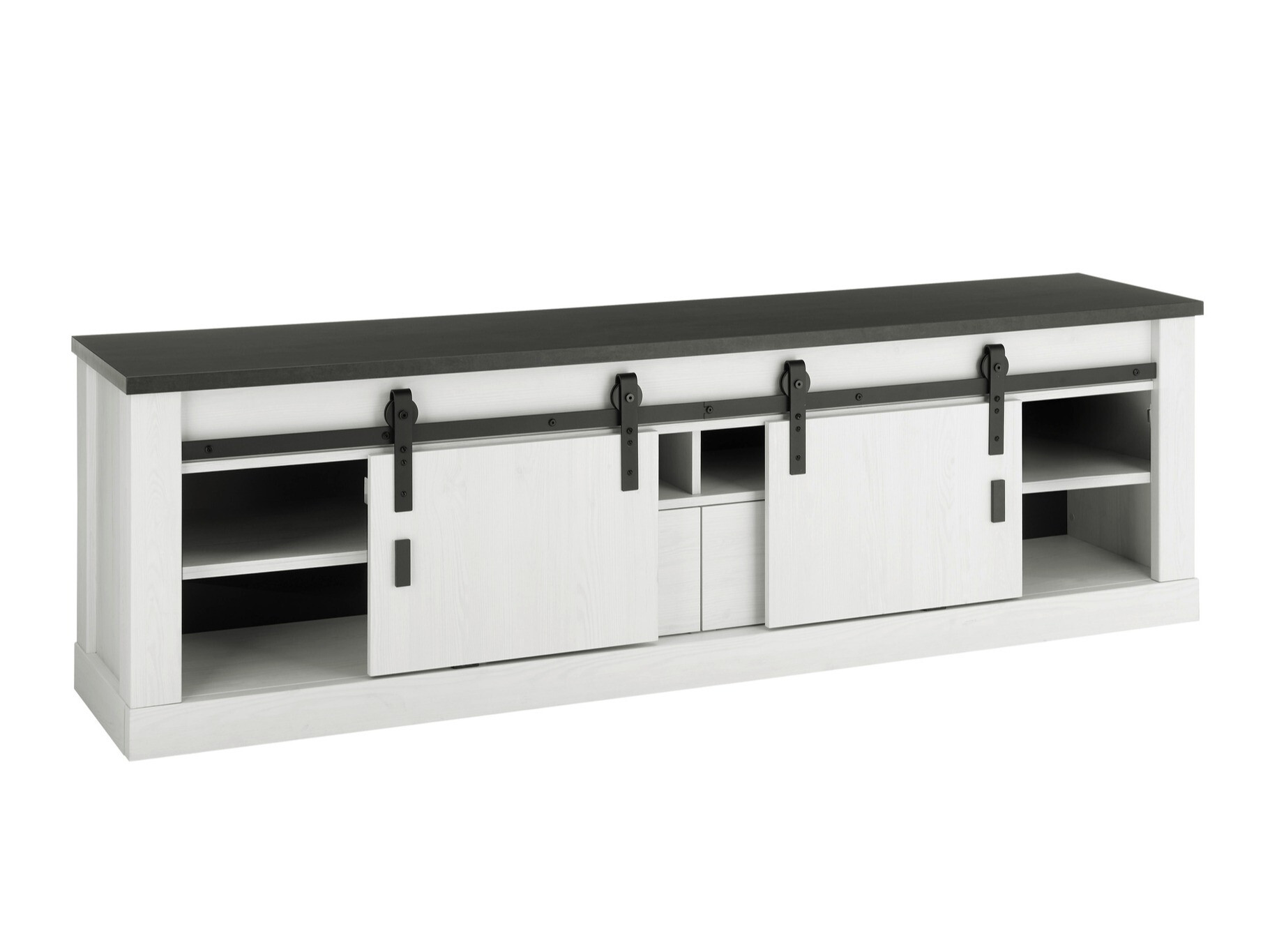 Set de living Cirtale 132 (Pin albit + Antracit)