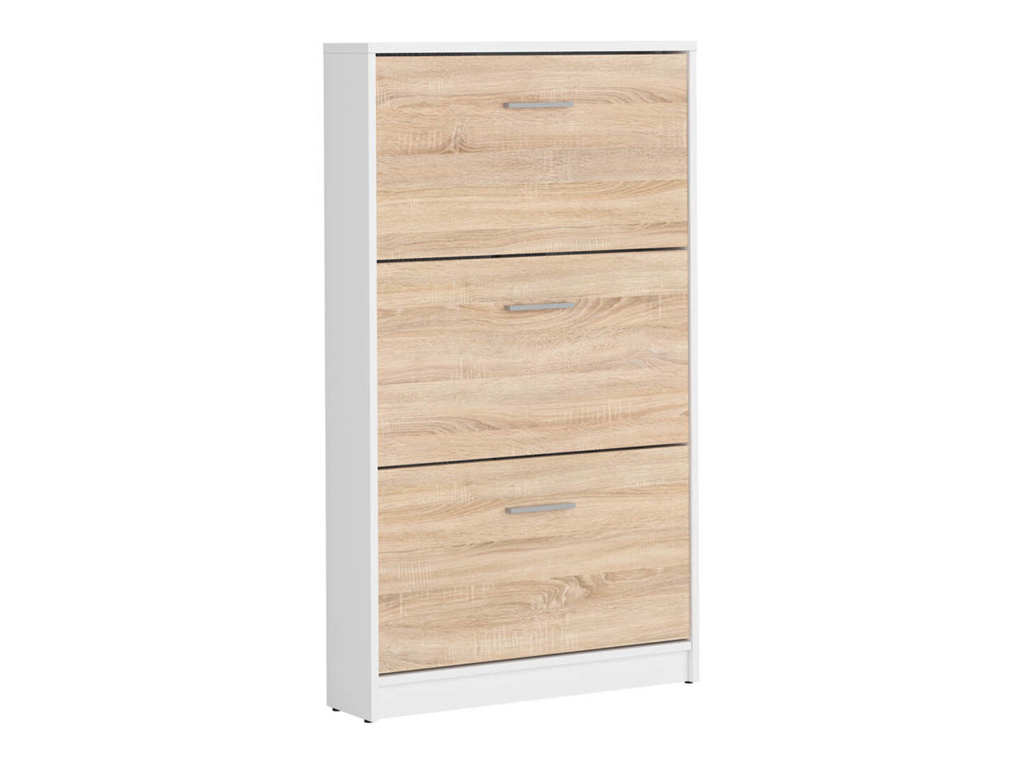 Dulap pentru pantofi Novsore 113 (Stejar Sonoma + Alb)