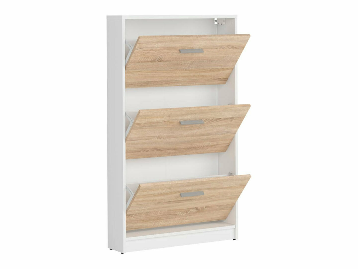 Dulap pentru pantofi Novsore 113 (Stejar Sonoma + Alb)