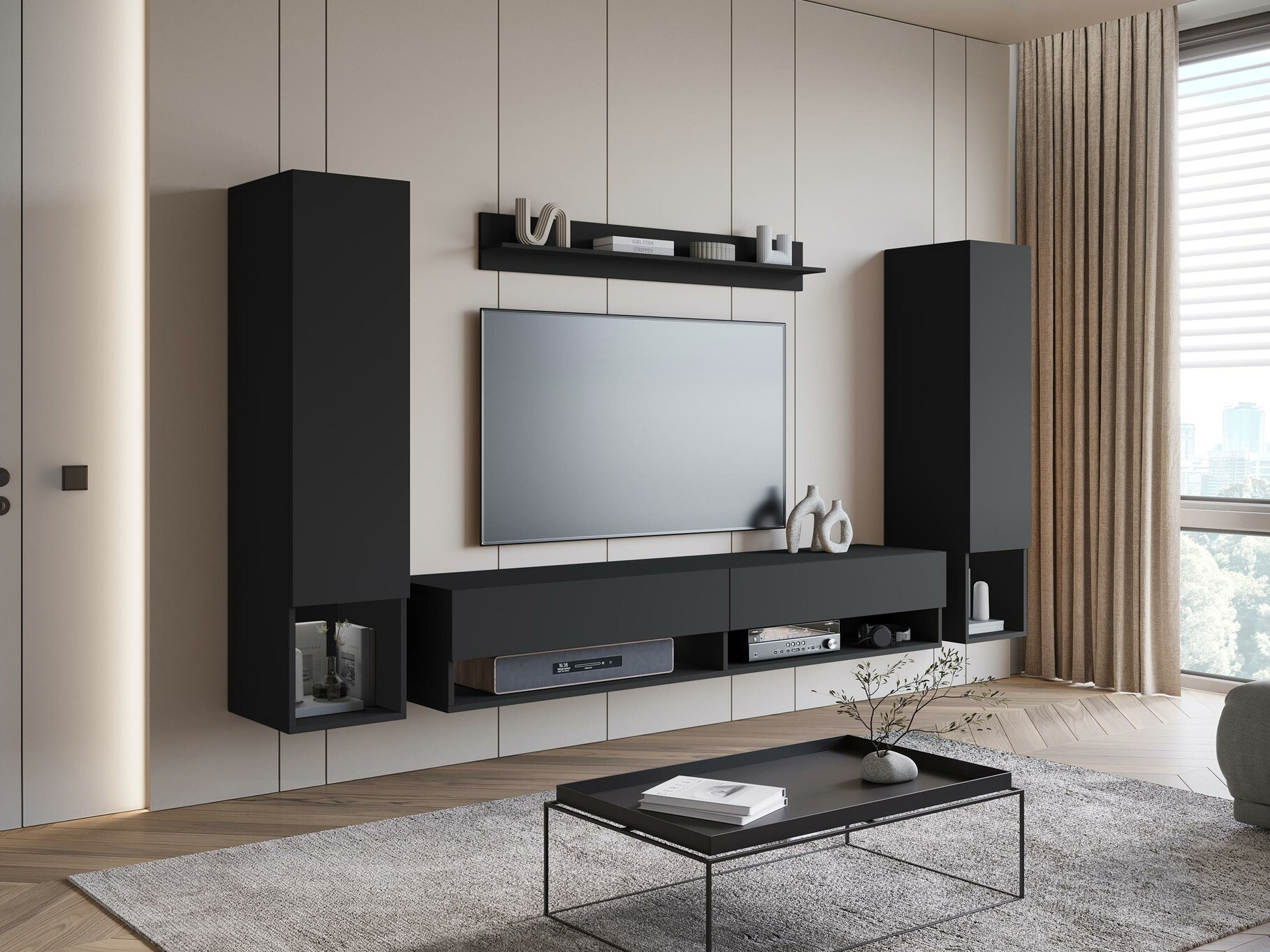 Set de living Sarasota 176 (Grafit)