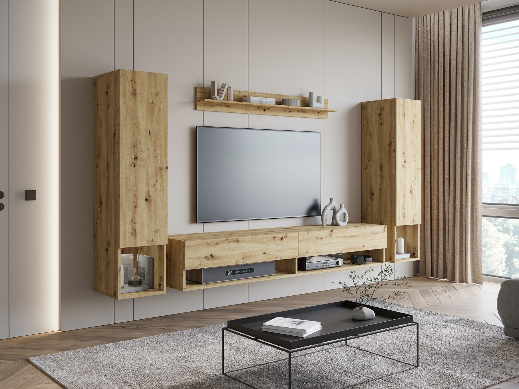 Set de living Sarasota 176 (Stejar artizan)