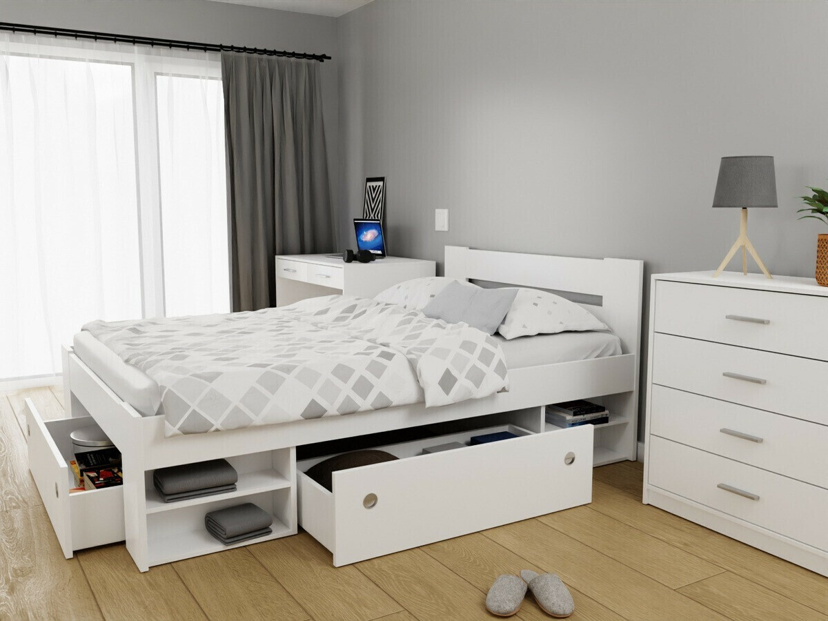 Spațiu de depozitare Novsore 129 (Alb) (3 buc.)