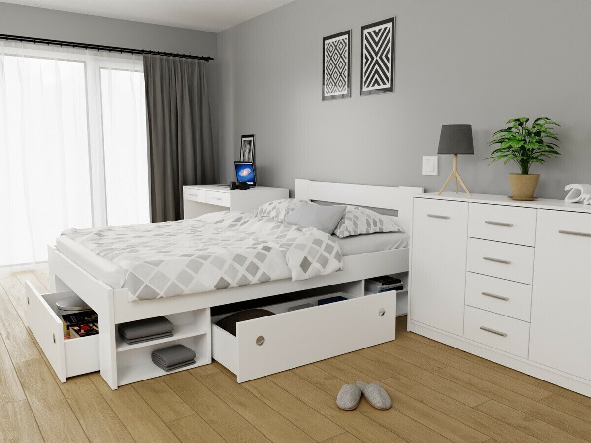 Spațiu de depozitare Novsore 131 (Alb) (3 buc.)