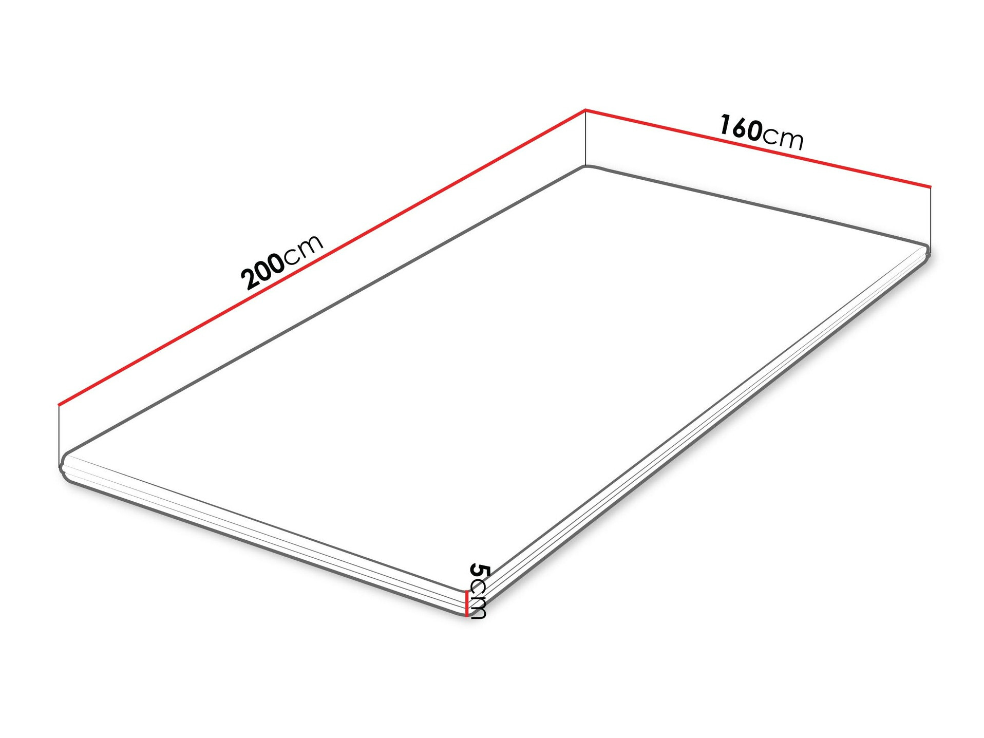 Topper pentru saltea Prunas