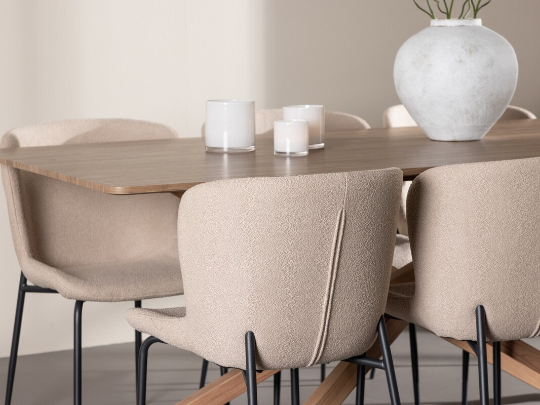 Set de dining Dallas 5102 (Bej)