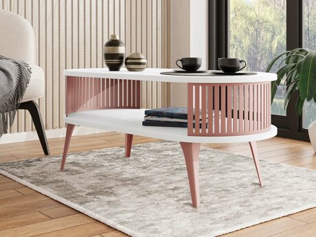 Măsuță de cafea Sordore 107 (Roze + Alb)